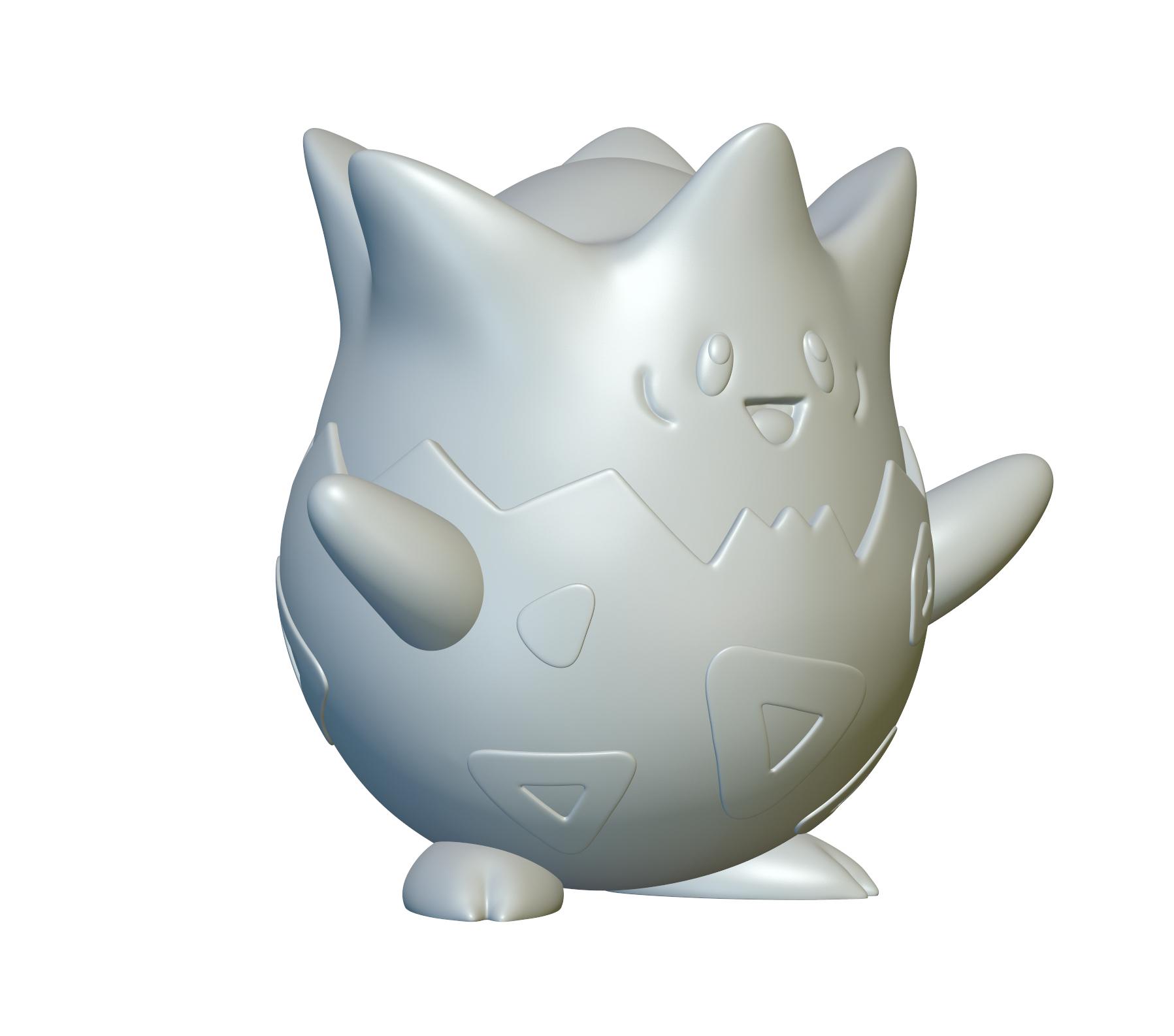 Pokemon Togepi #175 - Optimized for 3D Printing 3d model