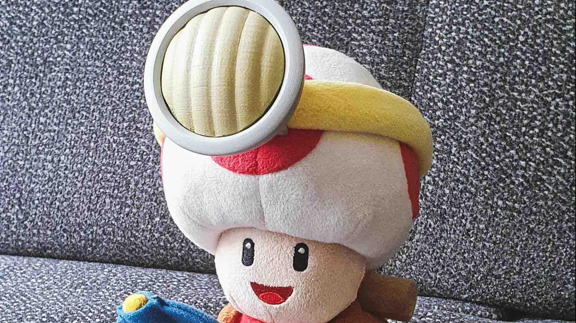 Captain Toad Headlamp for SAN-EI plush figure 3d model