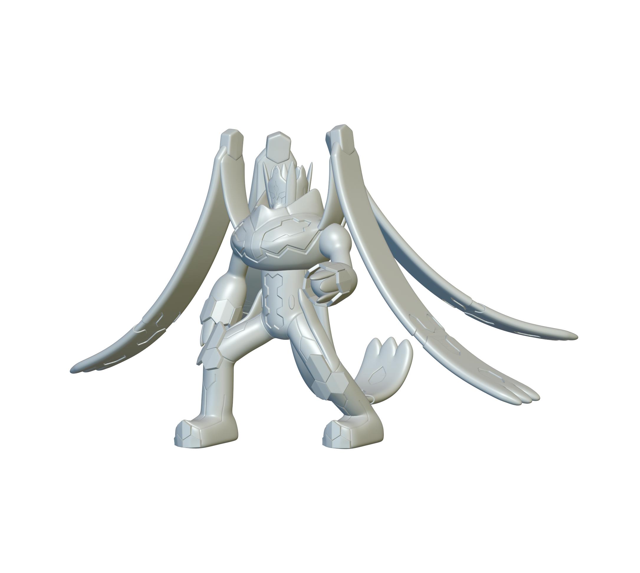 Pokemon Zygarde #718 - Optimized for 3D Printing 3d model