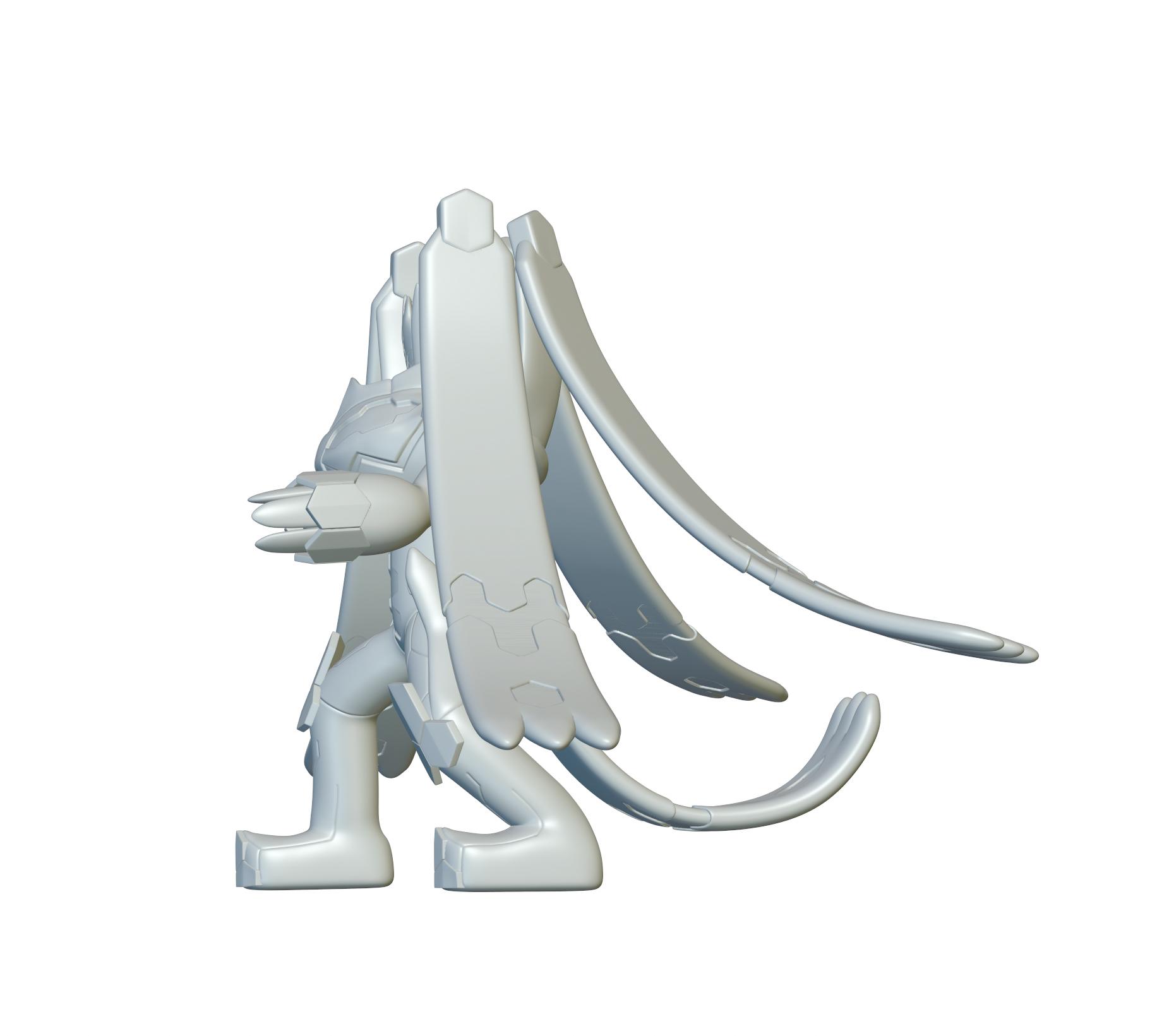 Pokemon Zygarde #718 - Optimized for 3D Printing 3d model