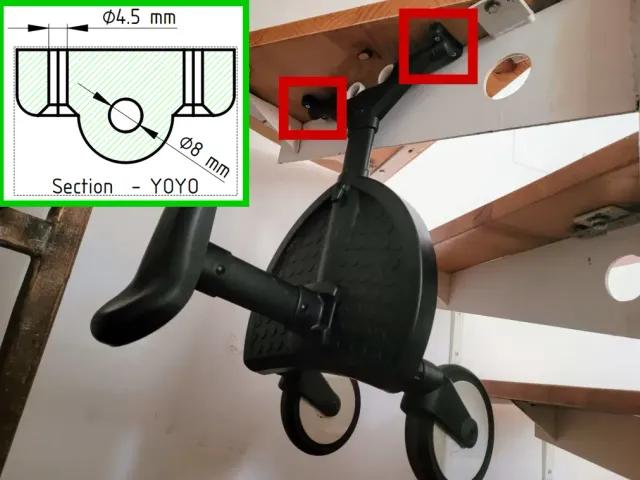 YOYO BABYZEN stroller Accessories wall/ceiling hanger 3d model