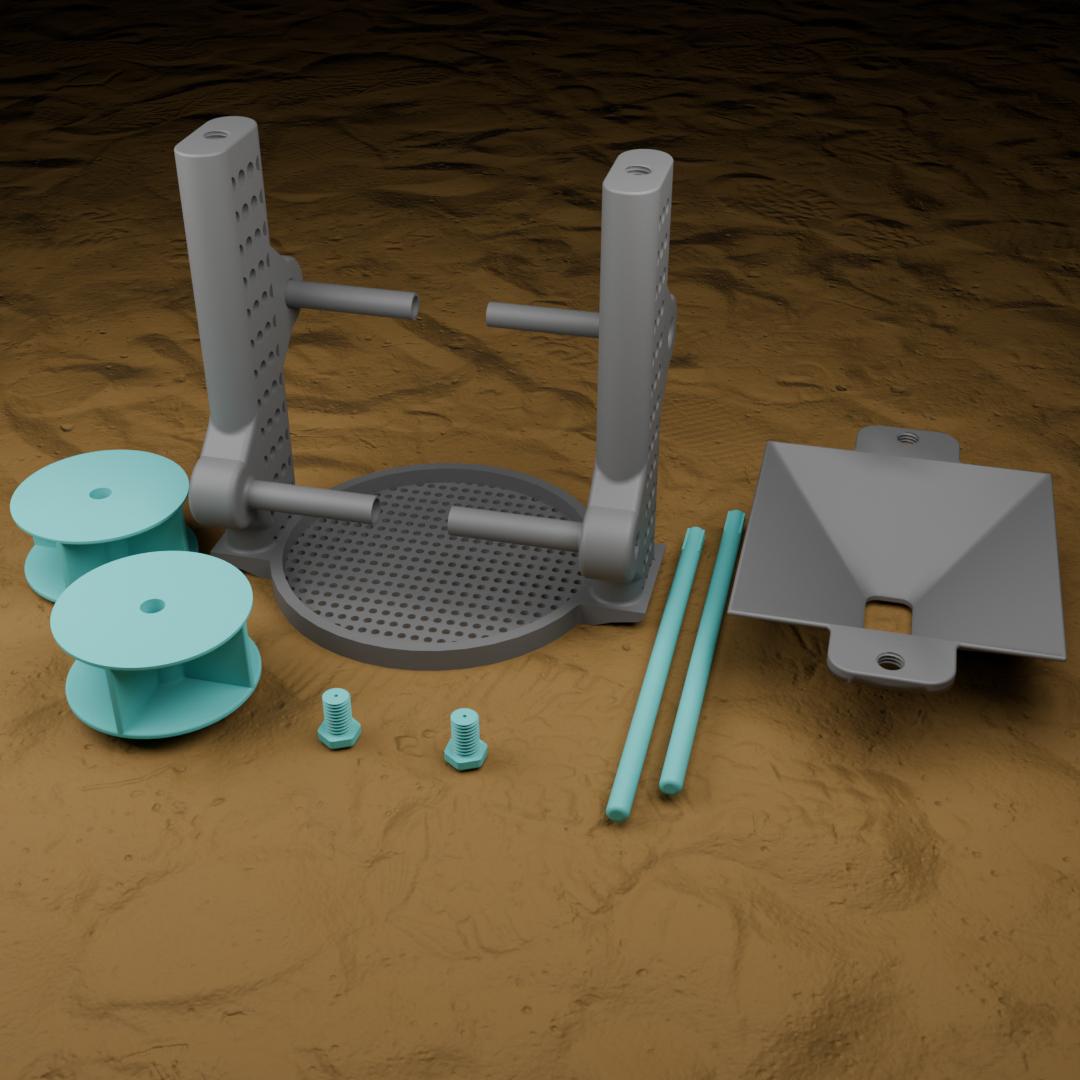 sand mill 3d model