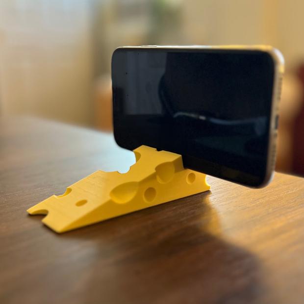 Cheese Phone Stand 3d model