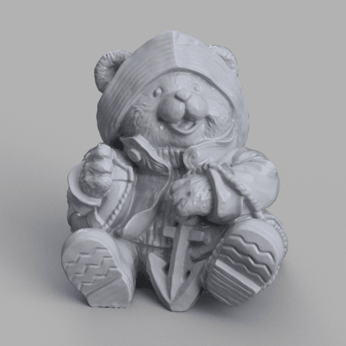 Sailor teddy 1 3d model