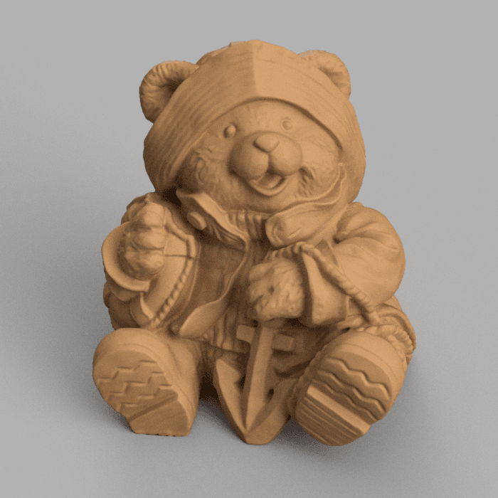 Sailor teddy 1 3d model