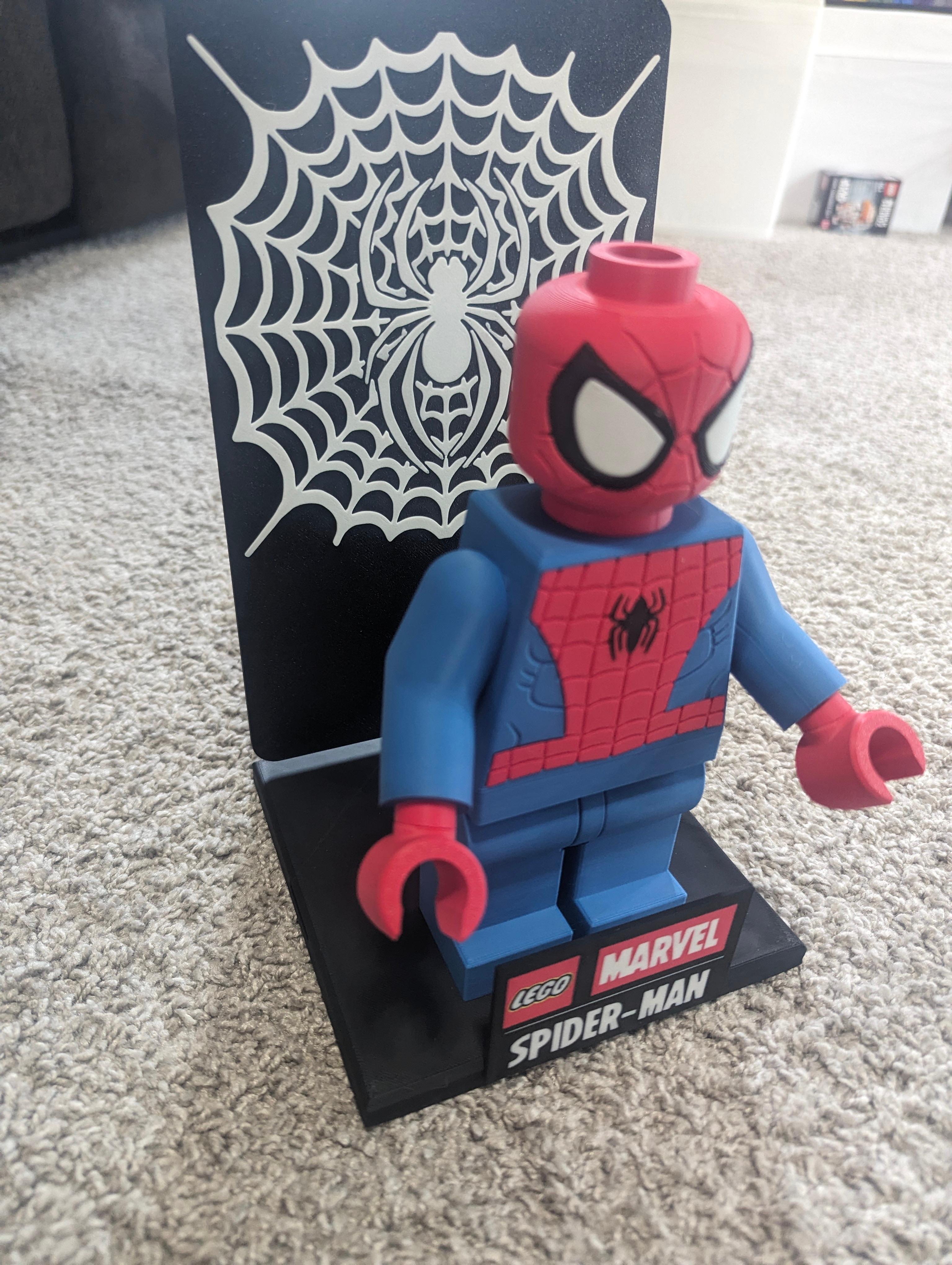 Spider-Man Multicolor Nameplate.3mf 3d model