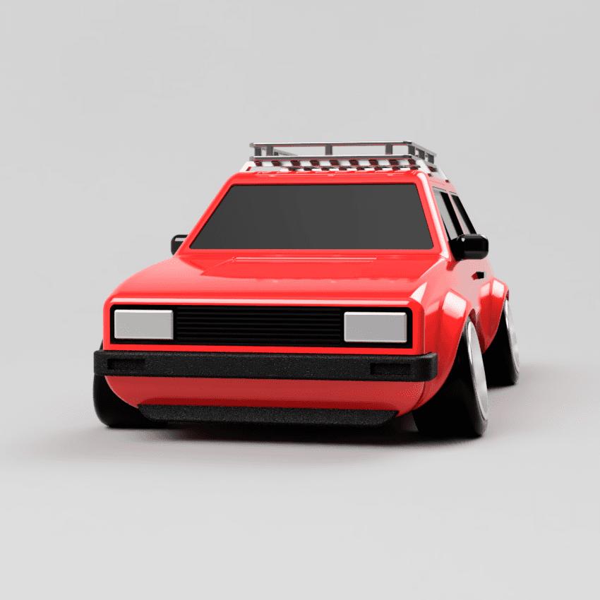 JETTA MK1 3d model