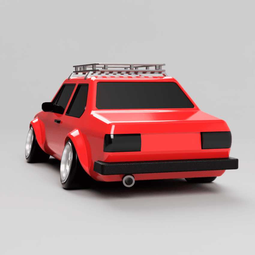 JETTA MK1 3d model