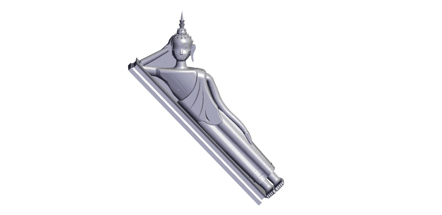 Reclining Buddha.STL 3d model