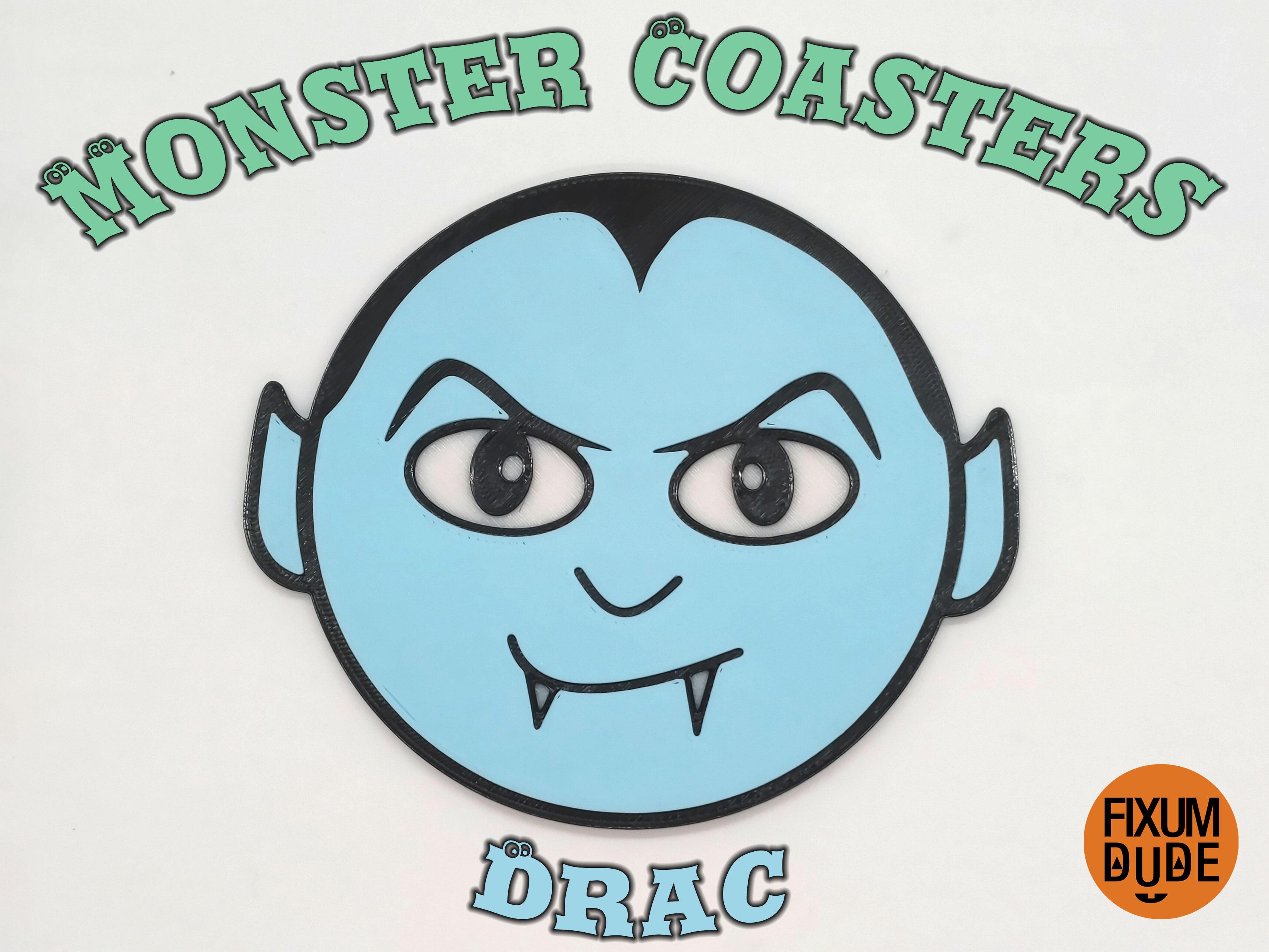 Universal Monsters Coasters - Dracula 3d model