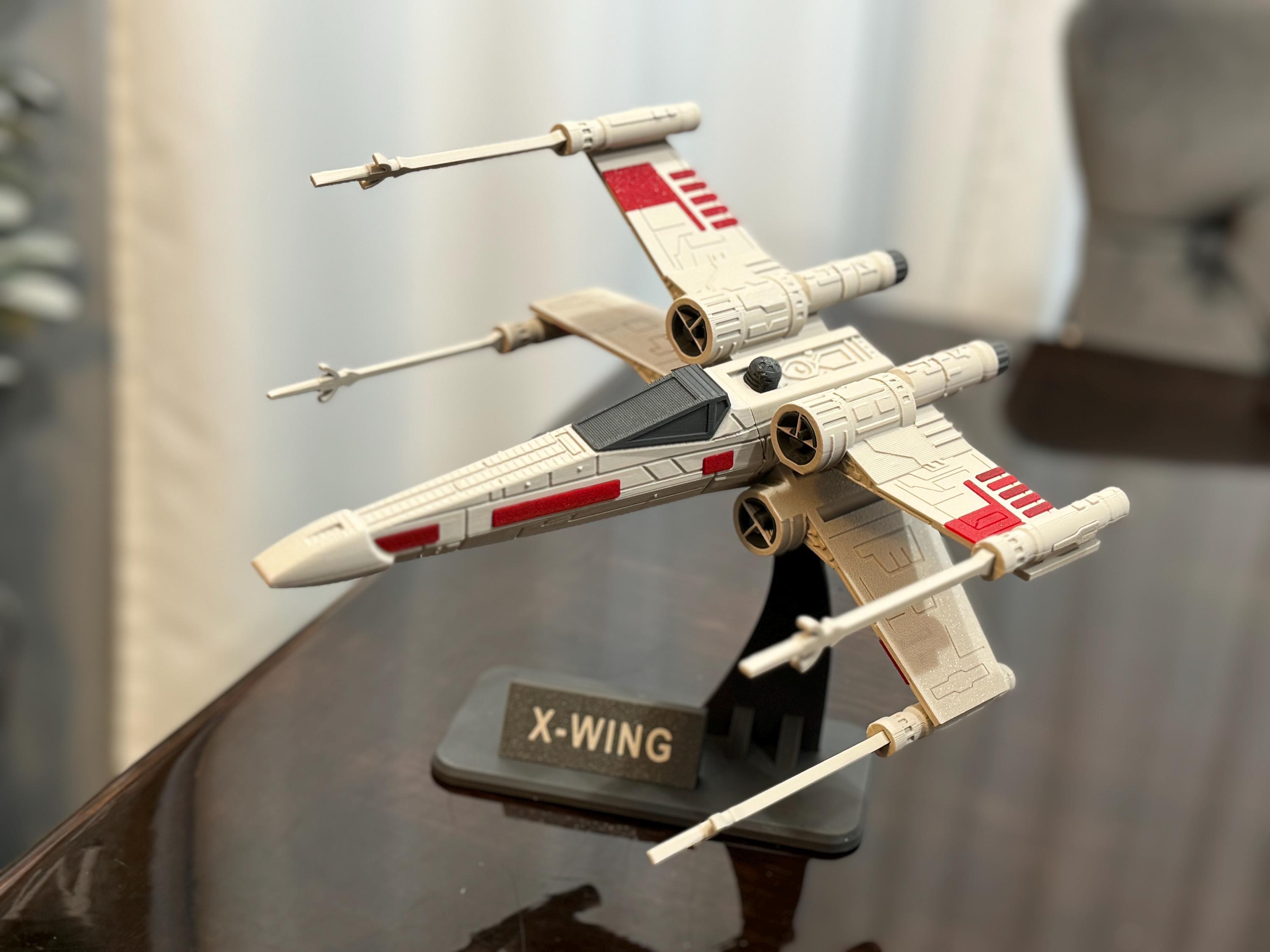 X-Wing Kit (No Support, No AMS, No Glue) - It printed awesome! Always top-notch kits from the Kit Kiln! - 3d model