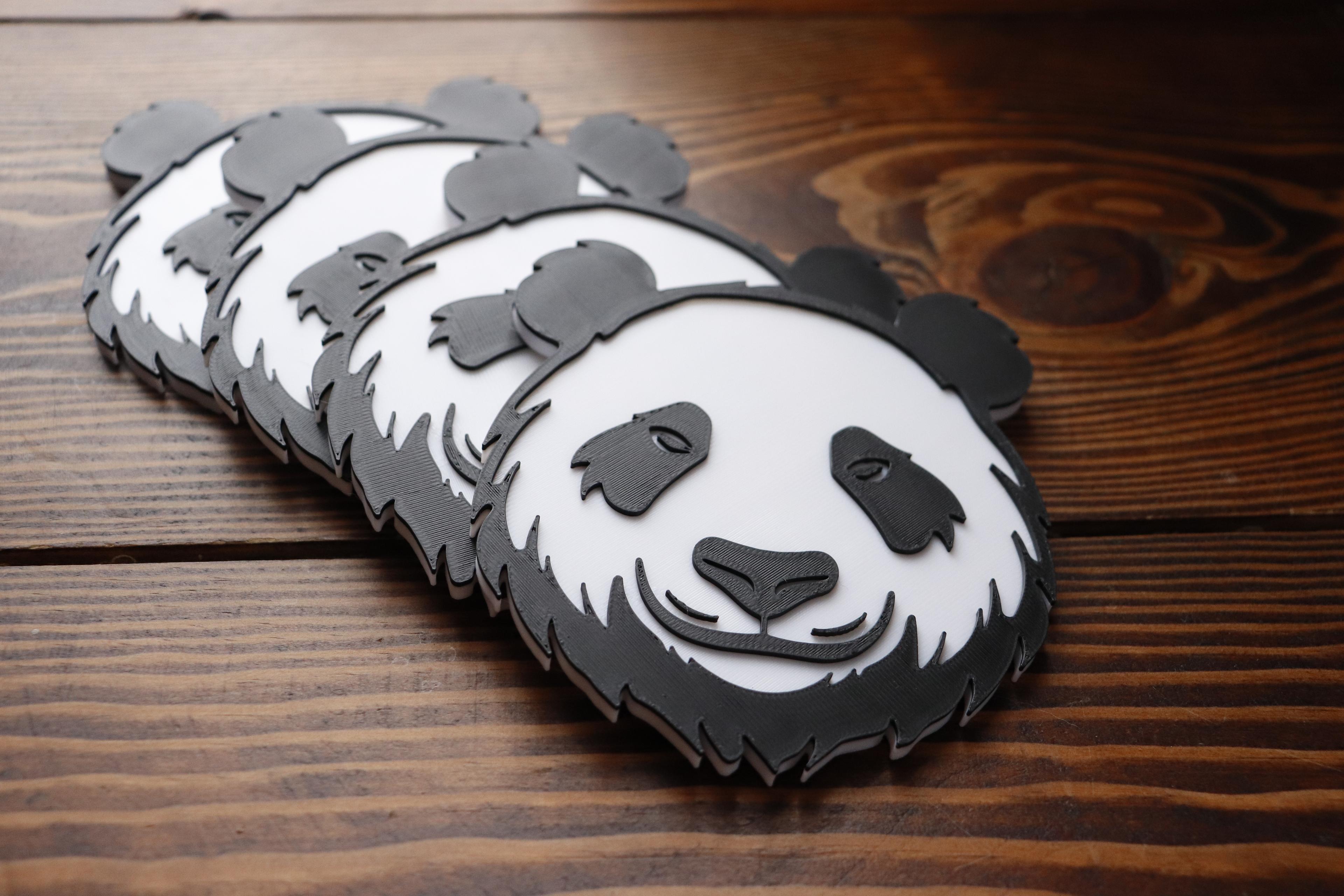Panda Coaster 3d model