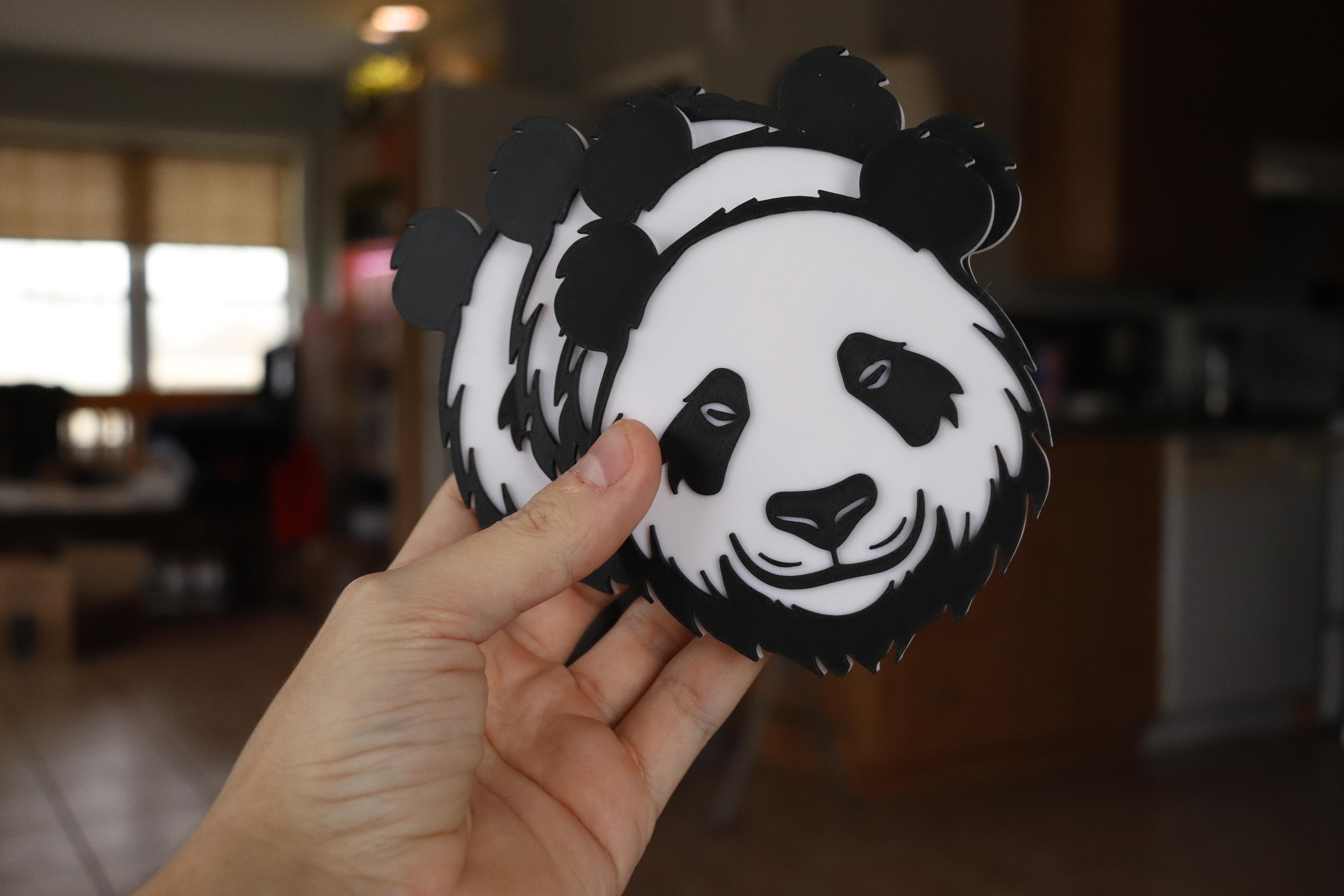 Panda Coaster 3d model