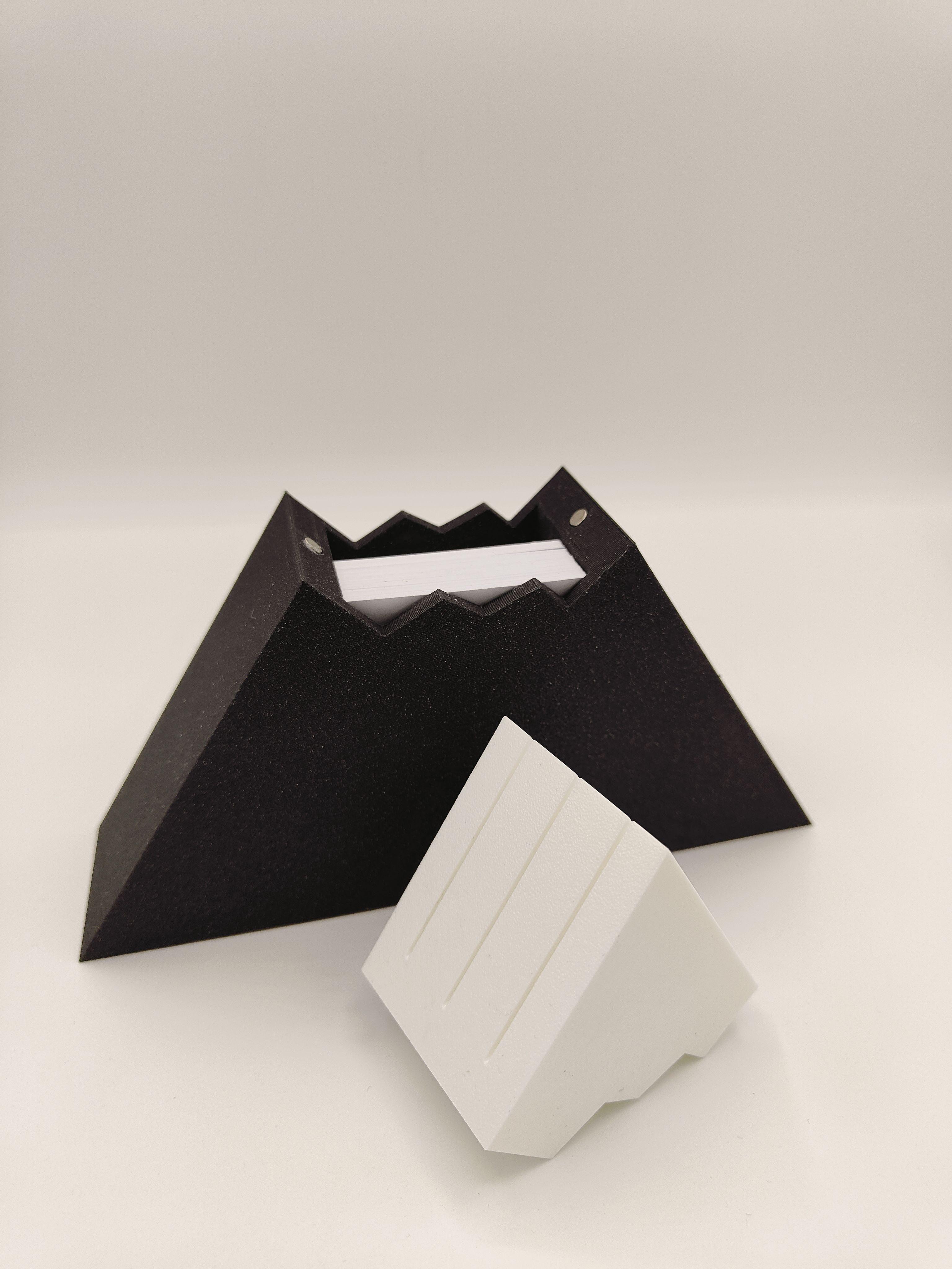 Mountain Business Cards Holder 3d model