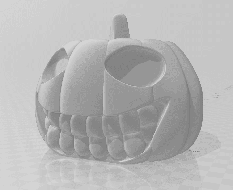 Smiley Pumpkin 3d model