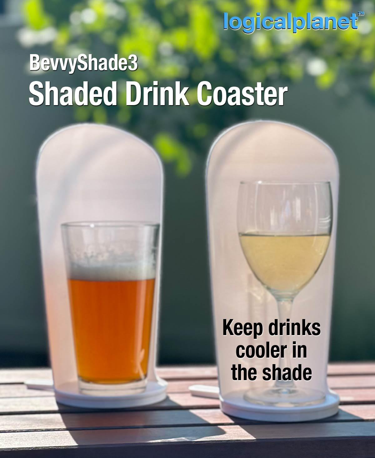 BevvyShade3 - Shaded Drink Coaster 3d model