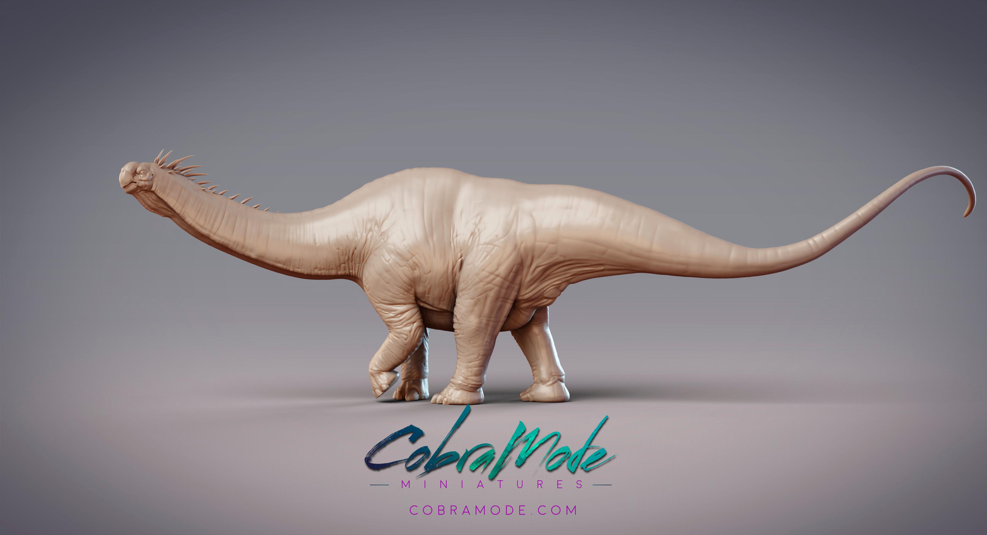 Giant Dinosaur - Rostrosaurus (Pre-Supported) 3d model