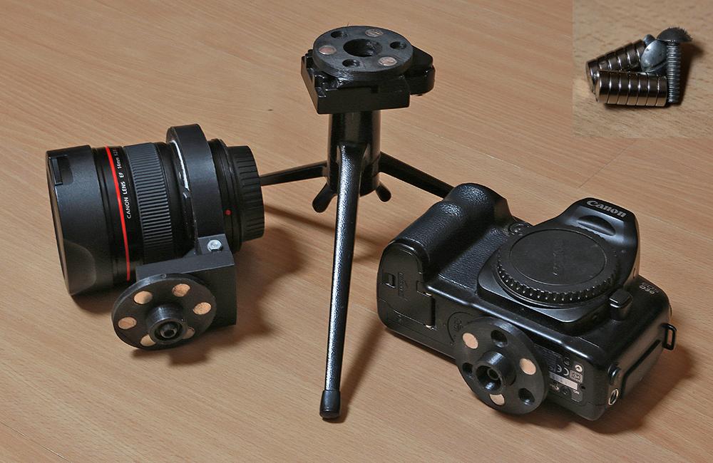 camera magnet rotator 30-60-90 deg. (new vesion see my things) 3d model