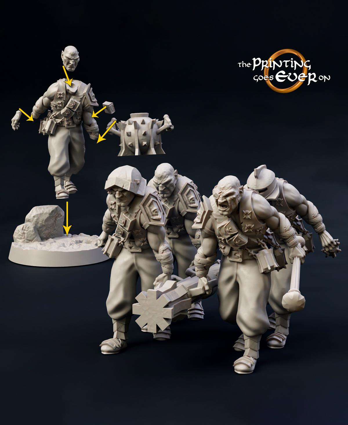 Modular Half-Orc Sapper 3d model