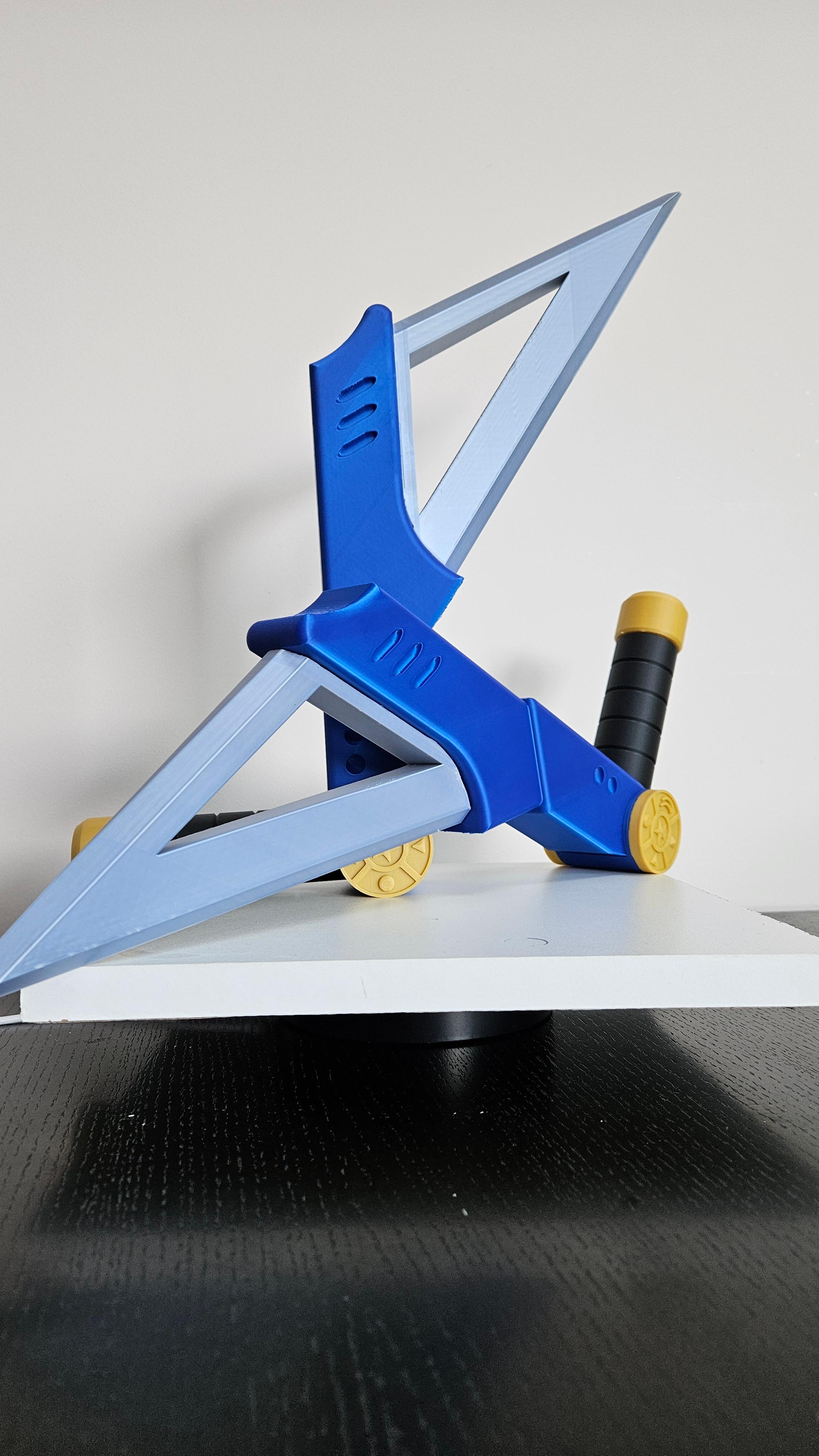 Zeo III Blue Ranger Power Tonfa 3d model