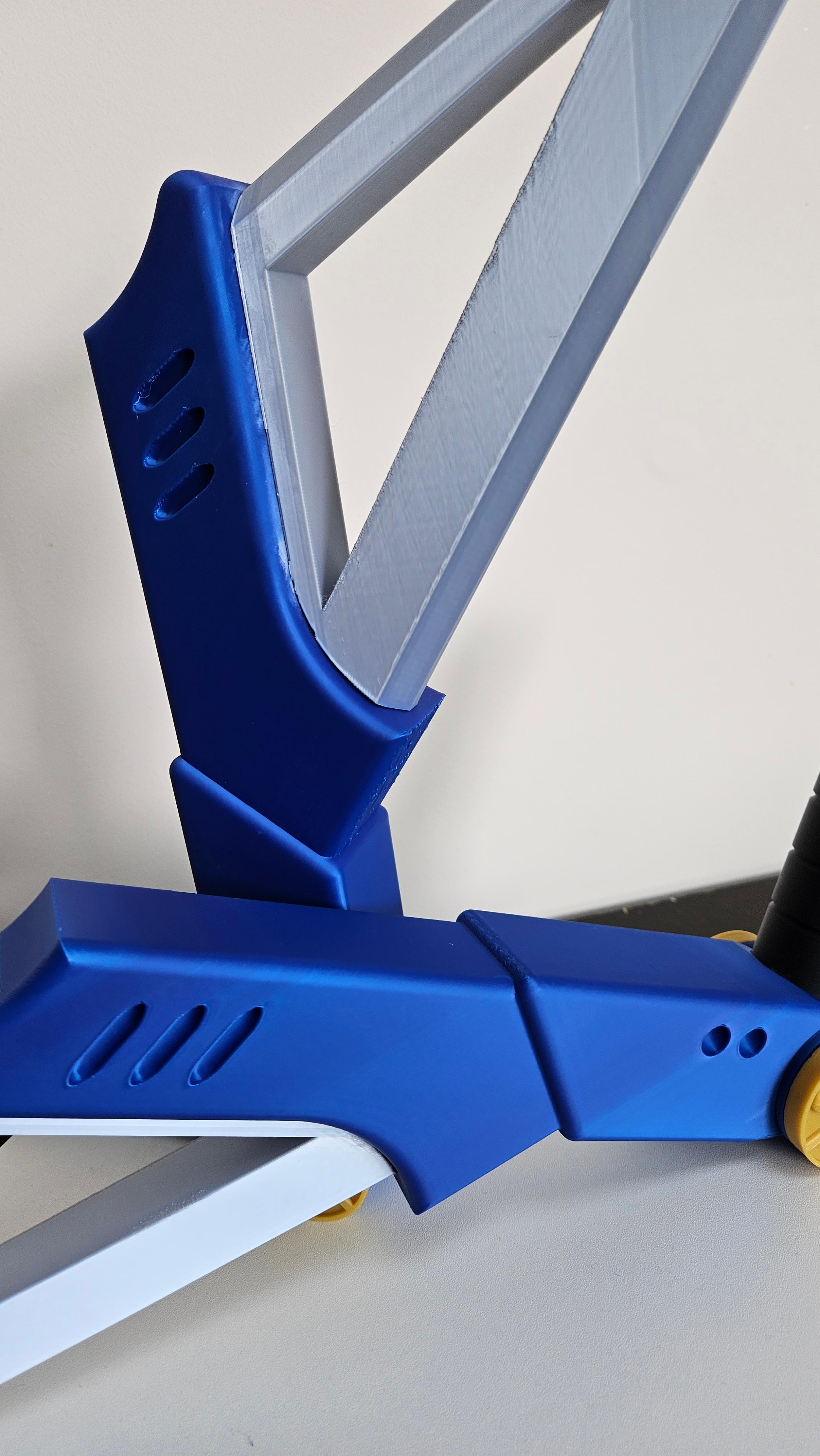 Zeo III Blue Ranger Power Tonfa 3d model