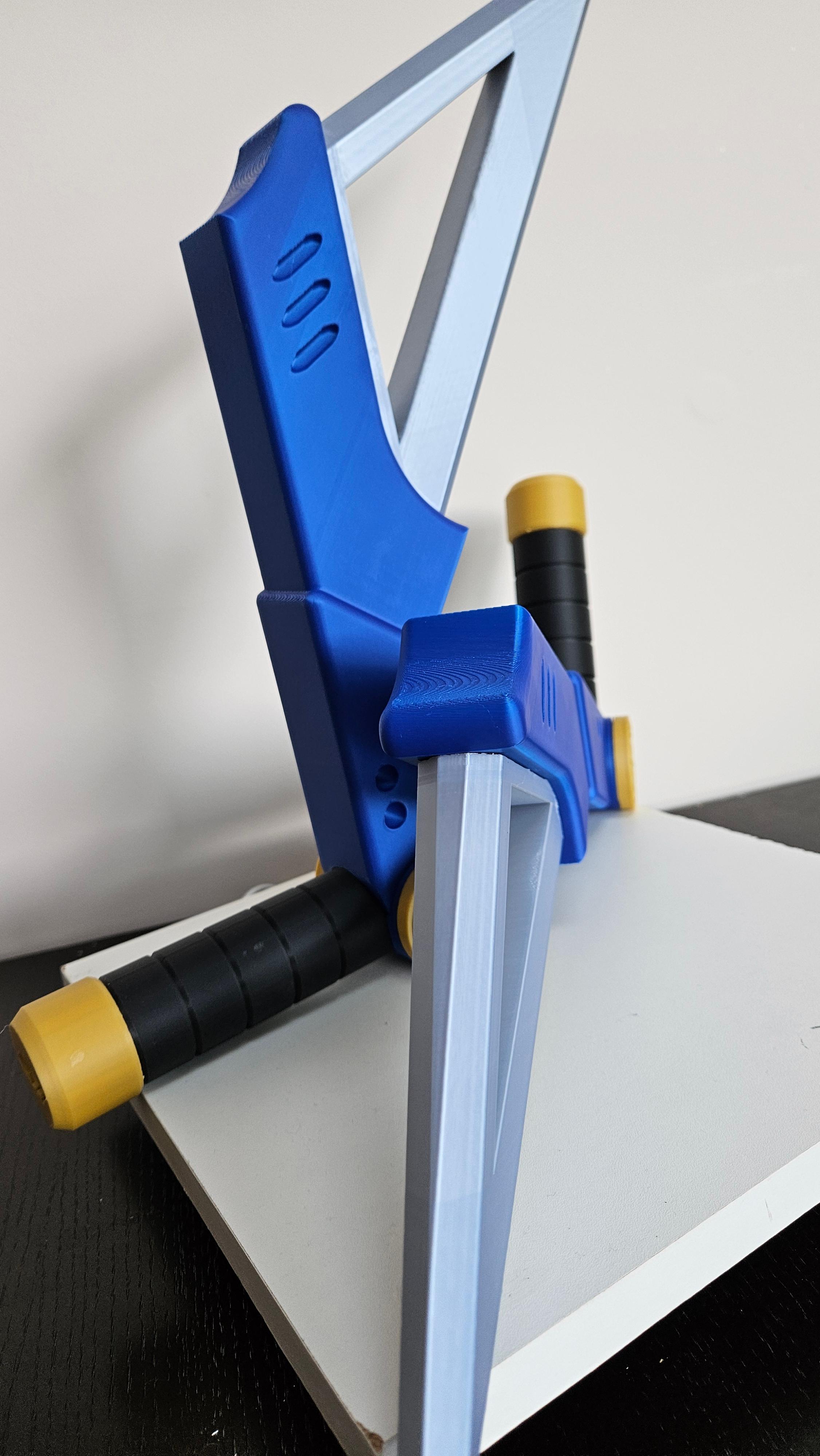 Zeo III Blue Ranger Power Tonfa 3d model