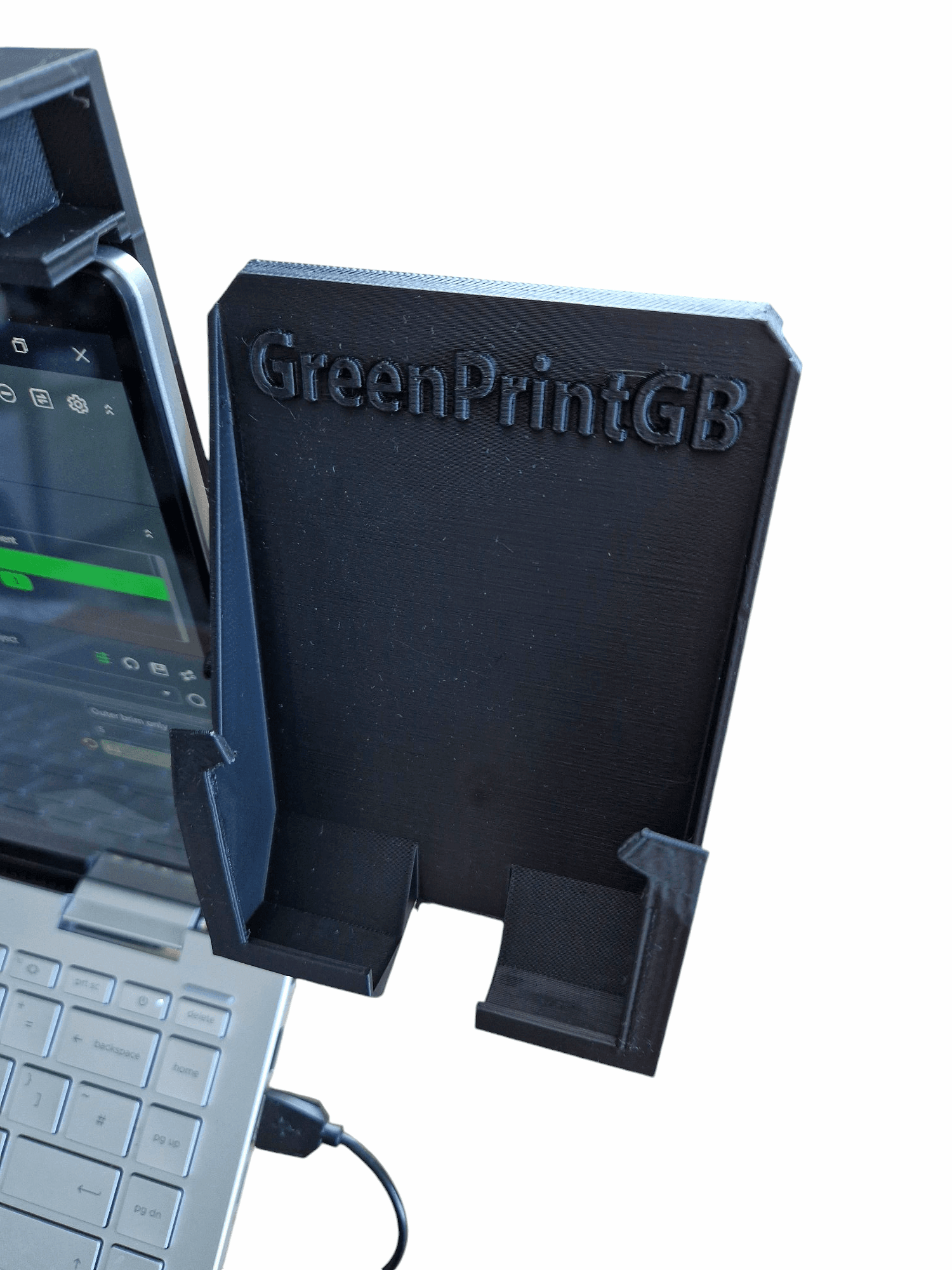 Laptop phone holder.stl 3d model