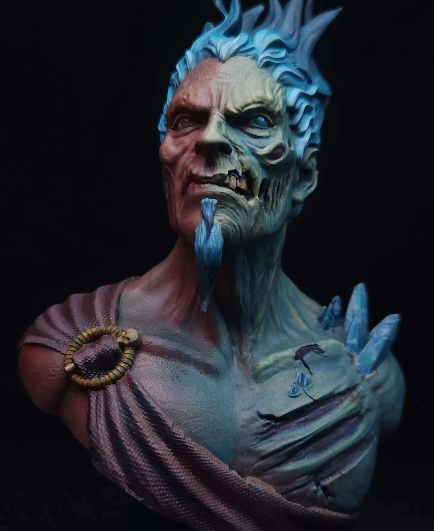 Hades Bust (Pre Supported) - Hades model from Fotis Mint.  - 3d model