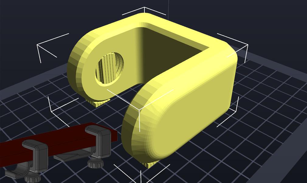 electric fly swatter CLAMPs 3d model