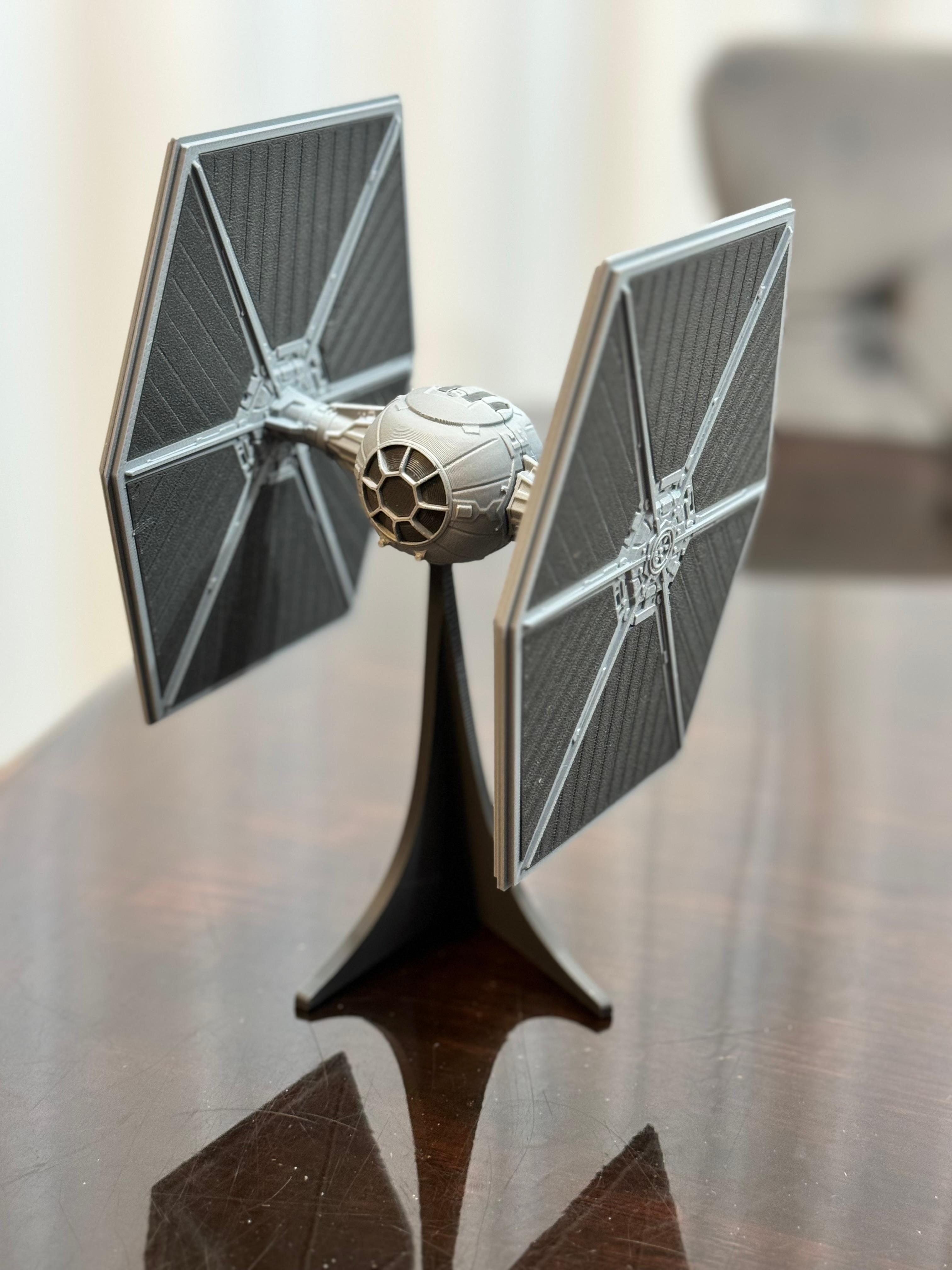 Tie Fighter Kit (No Support, No AMS, No Glue) - Incredible model as always!!  - 3d model