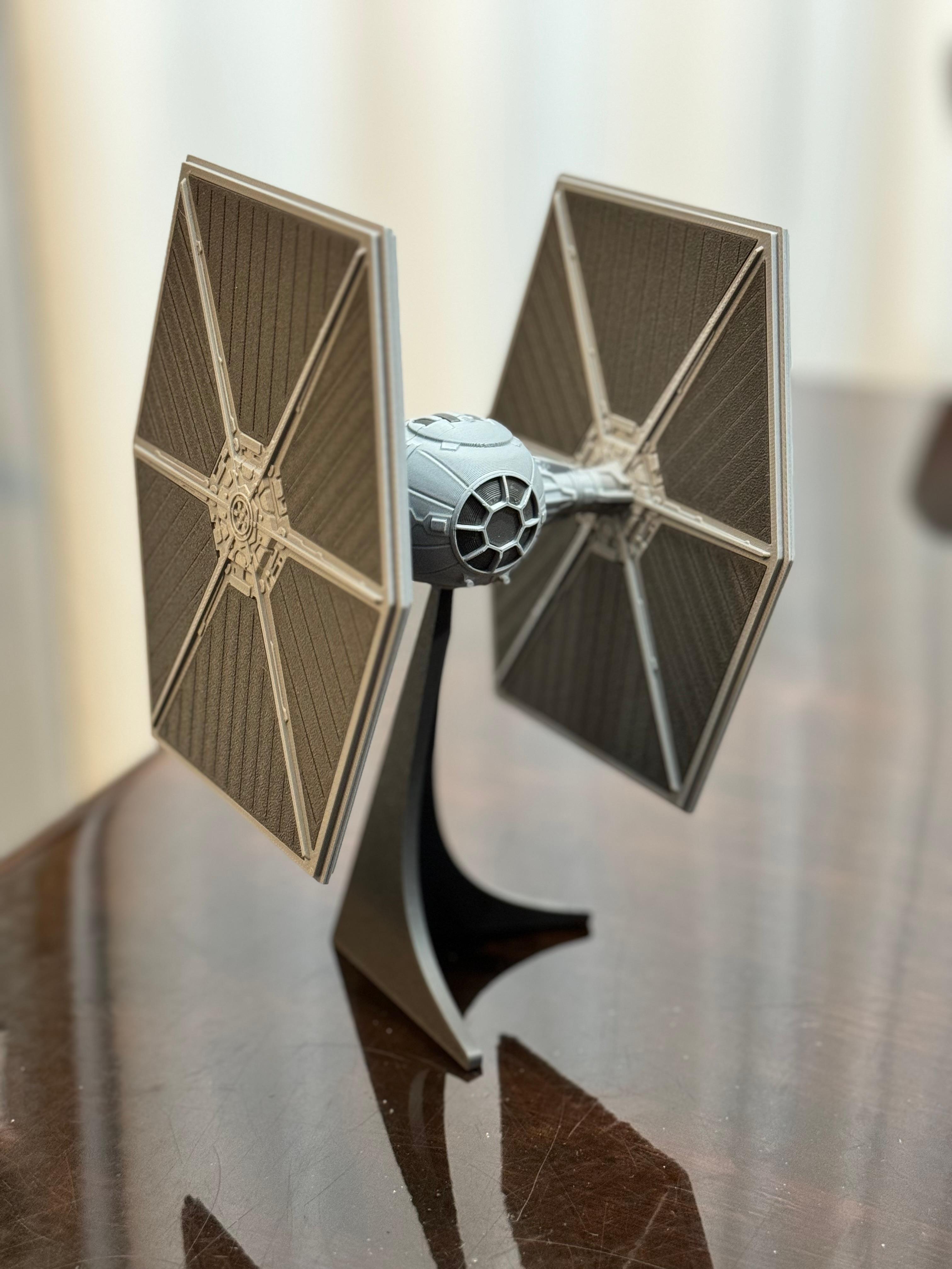 Tie Fighter Kit (No Support, No AMS, No Glue) 3d model