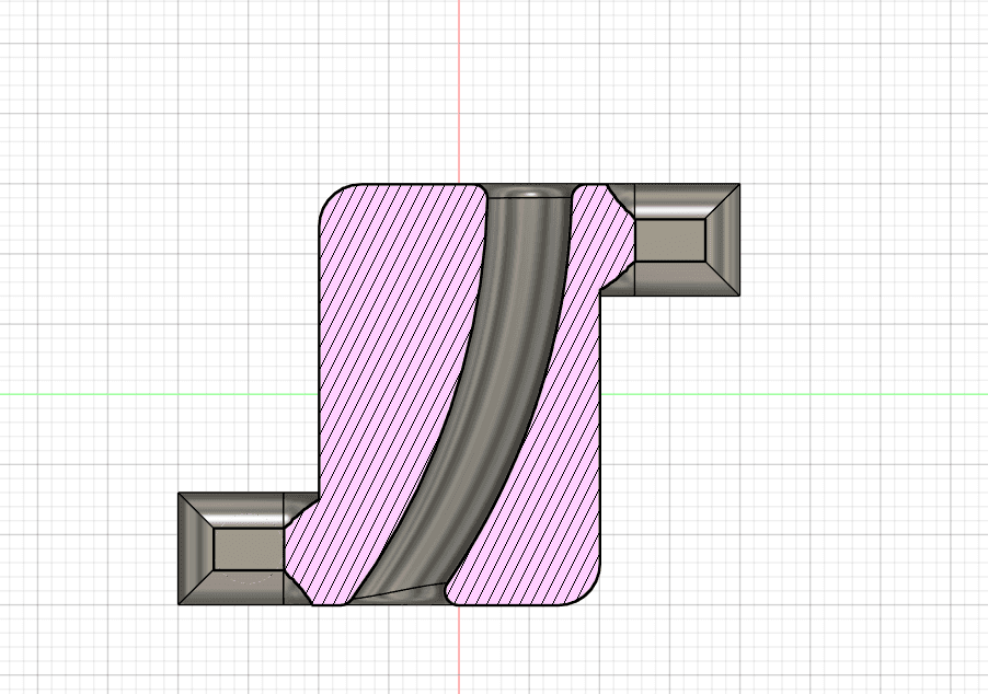 Magnetic PTFE Guide  3d model