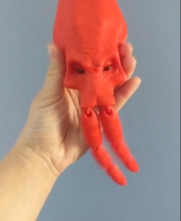 Articulating Mind Flayer - Printed perfectly! - 3d model