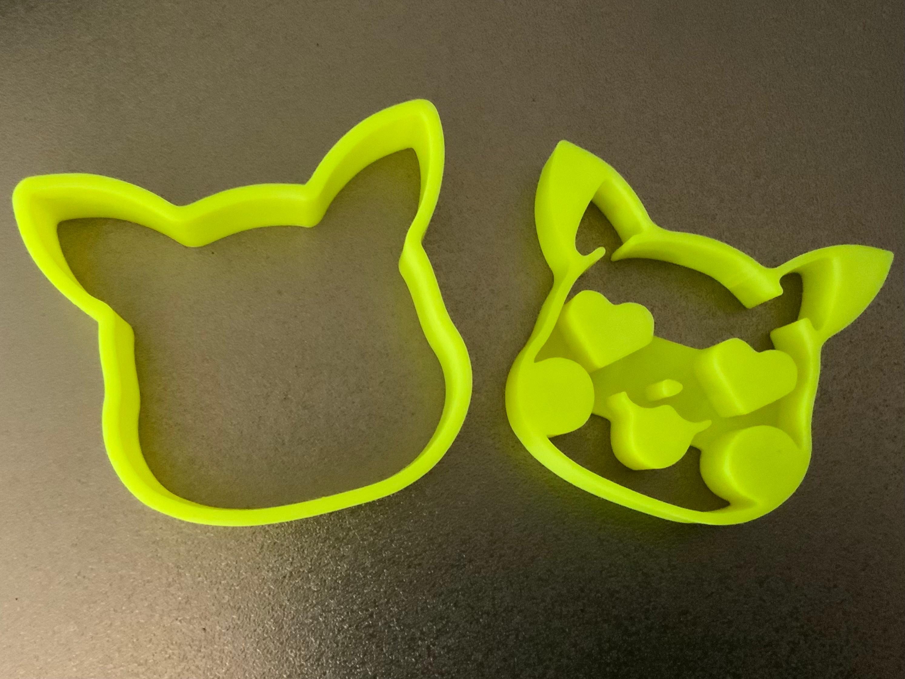 Pikachu cookie cutter  3d model