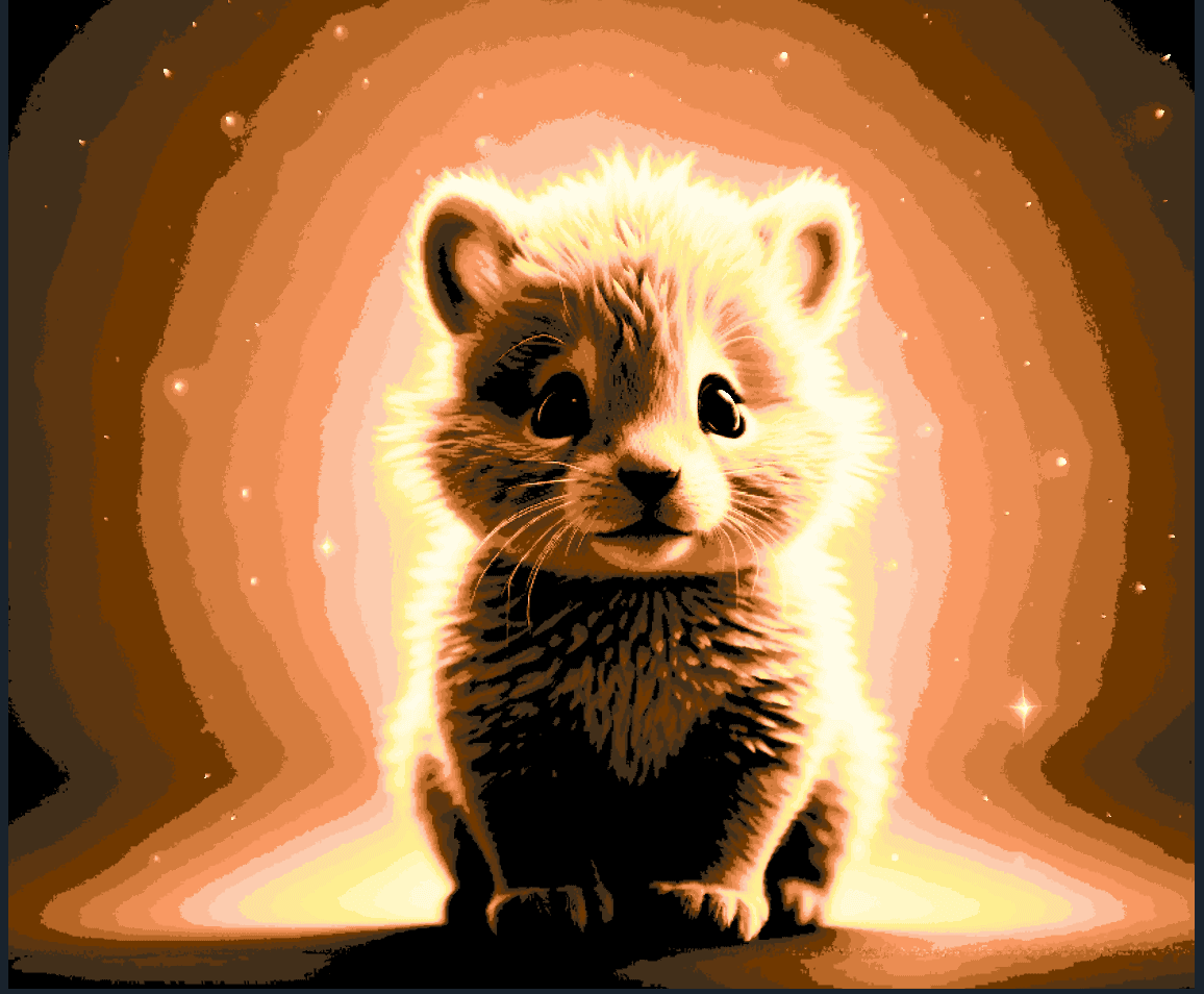 Cute Furry Animal HueForge 3d model
