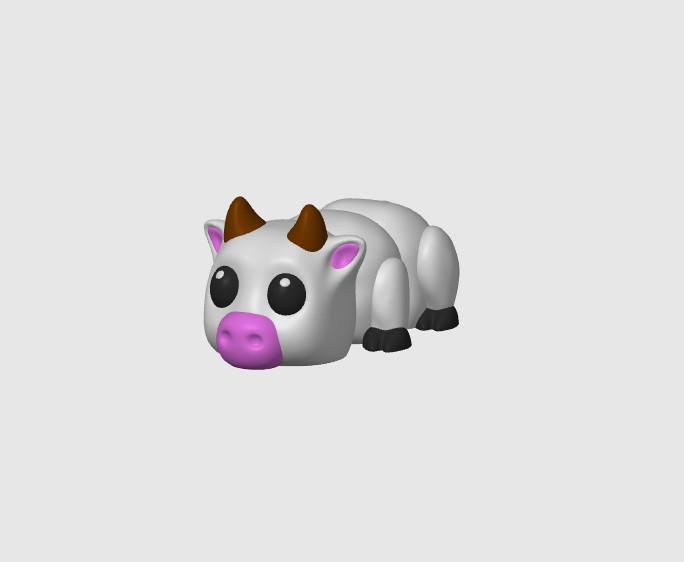 Cow Two joints 3d model