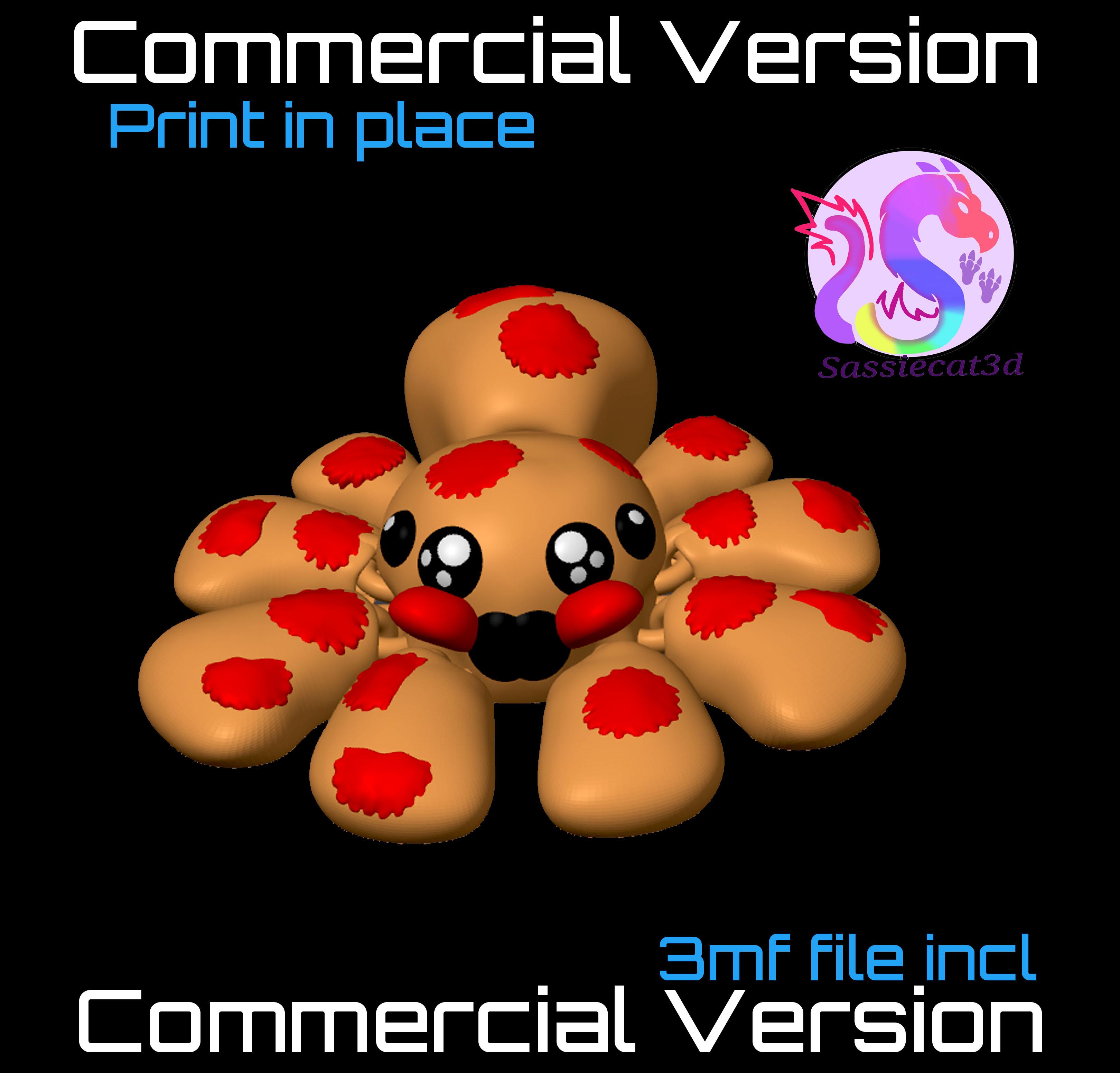 Pizza Spider *Commercial Version* 3d model