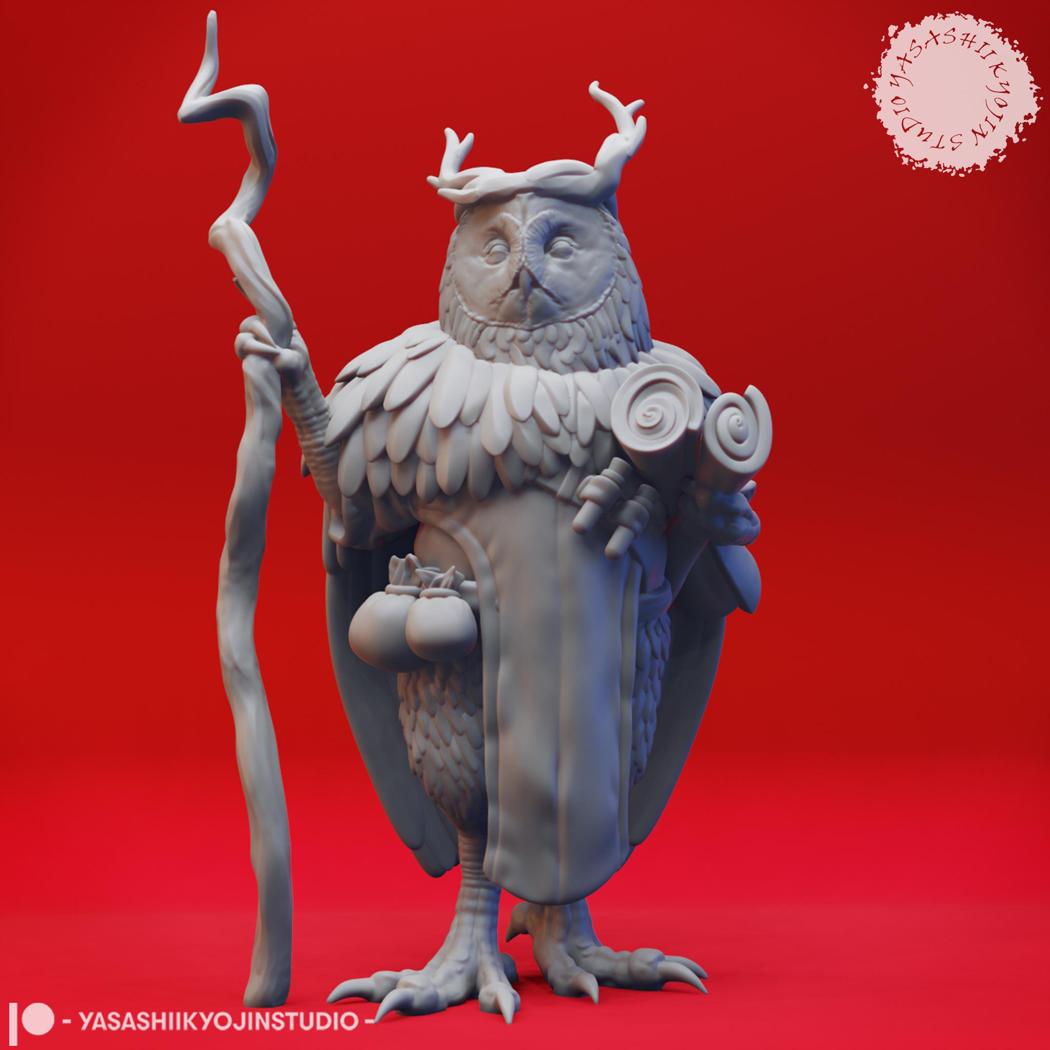 Parliament of Owlin - Tabletop Miniature (Pre-Supported) 3d model