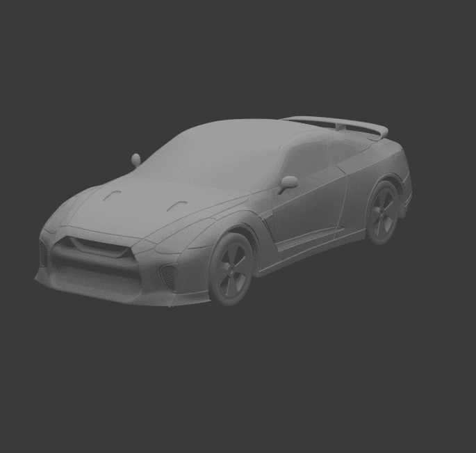 nissangtr2.stl 3d model