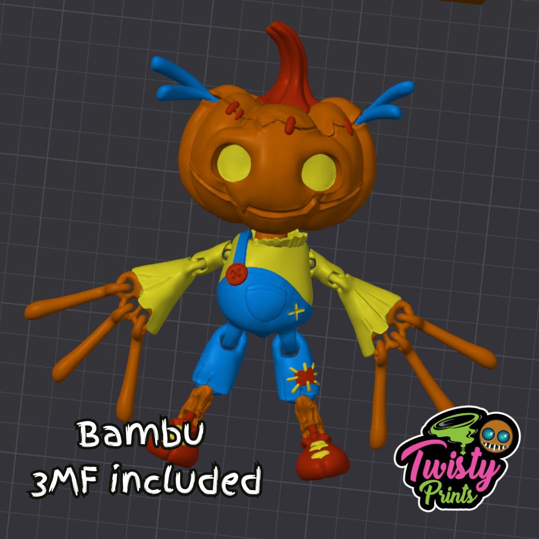 Pumpkin Boy 3d model