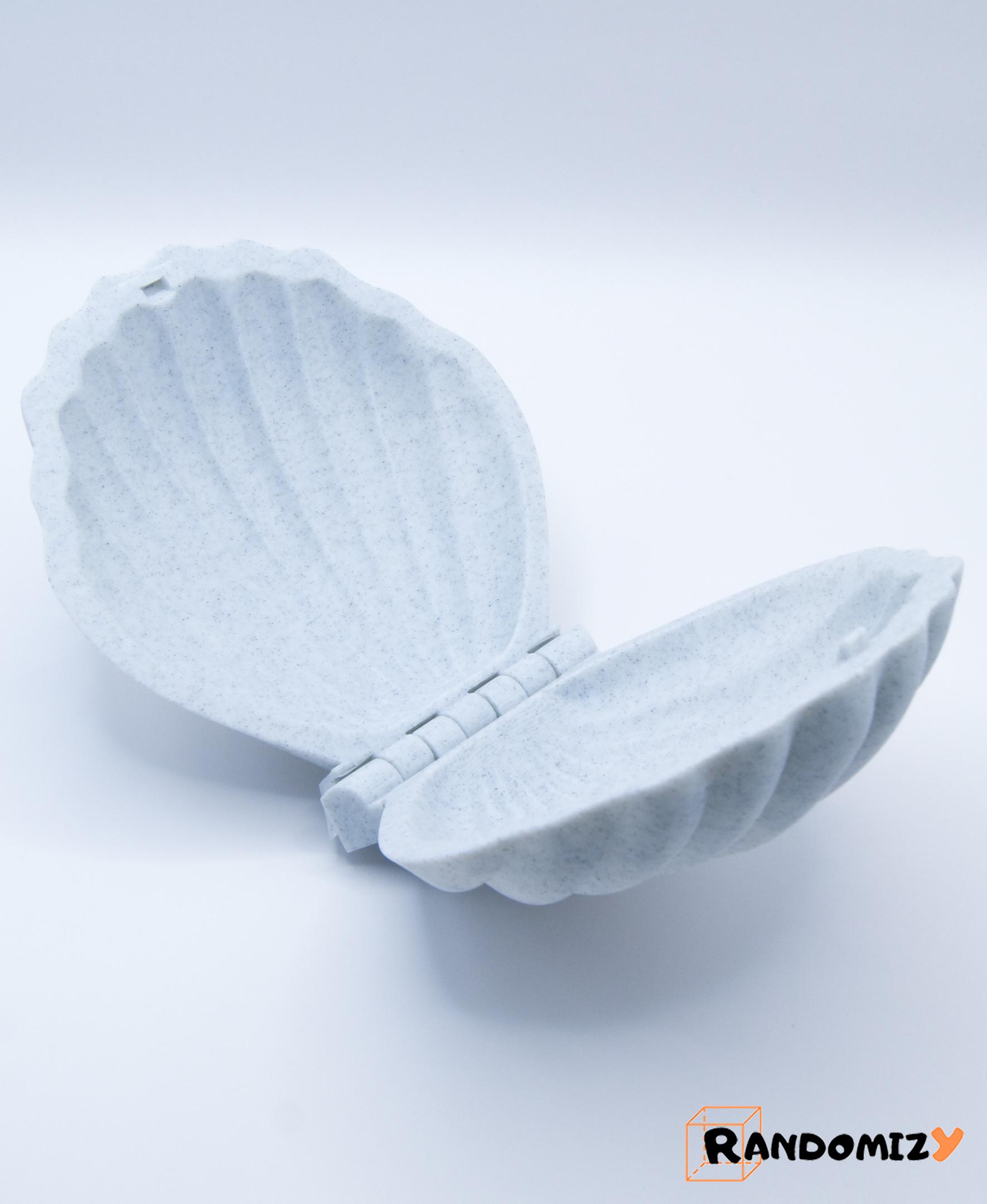 Seashell Shaped Box (Snap) 3d model