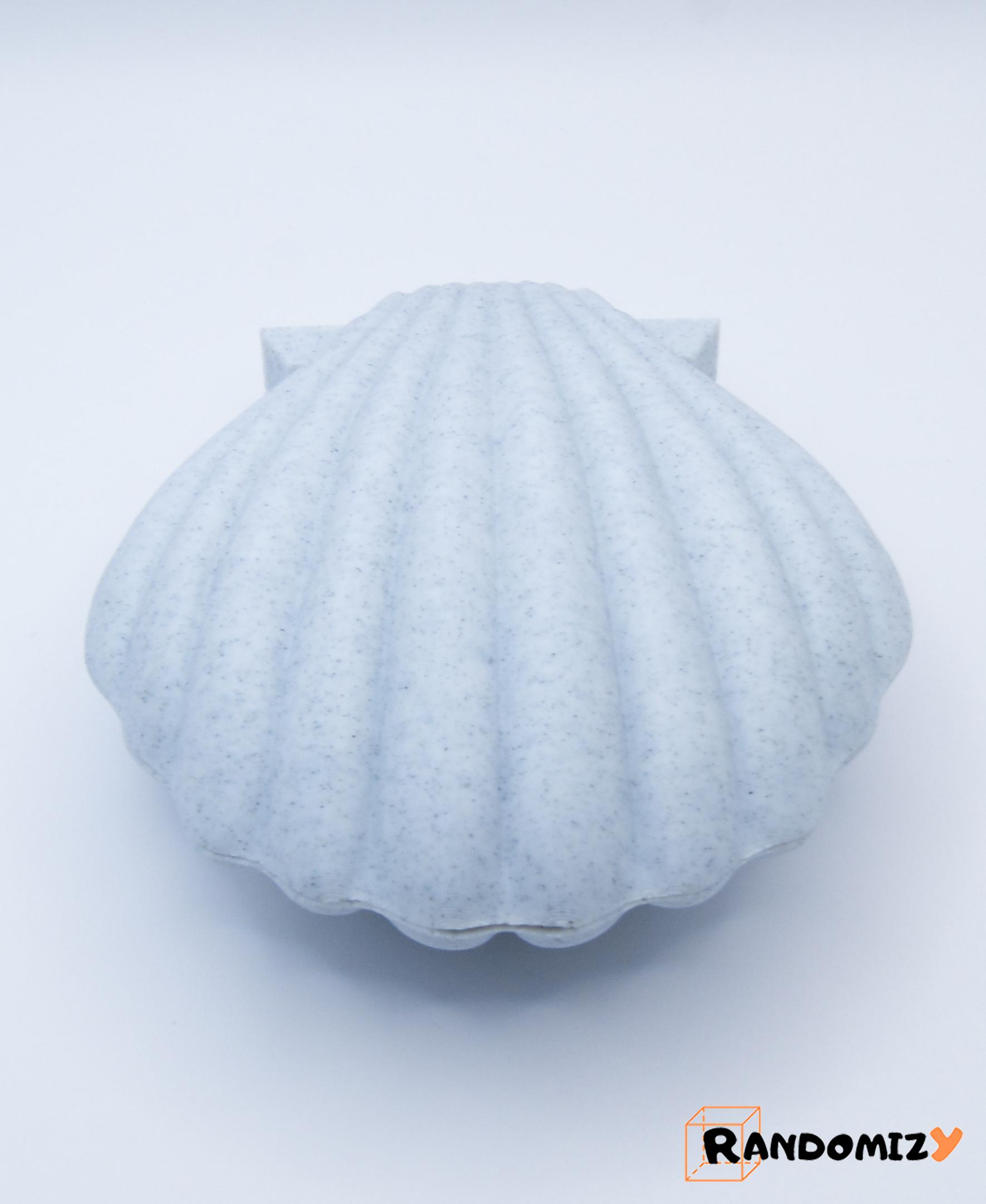 Seashell Shaped Box (Snap) 3d model