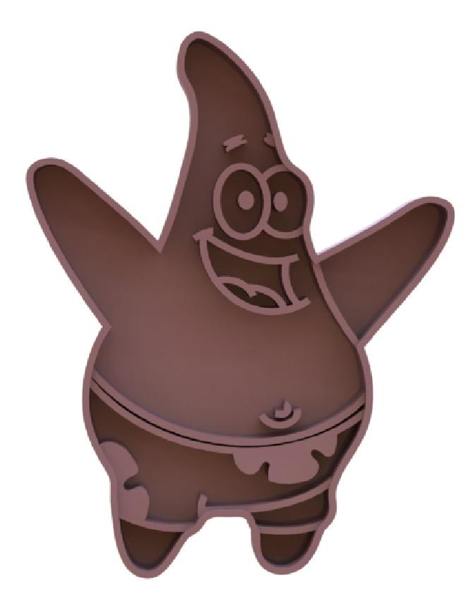 Spongebob squarepants cookie cutters pack 3d model