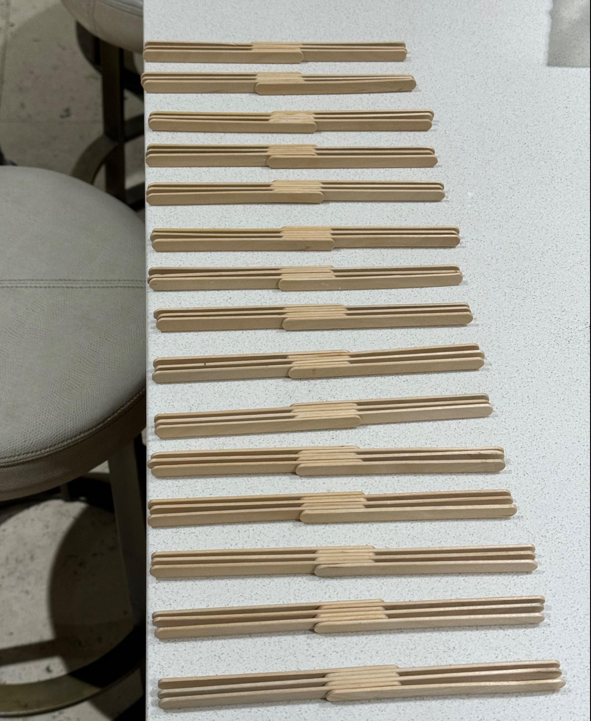 Popsicle Stick Bridge 3d model
