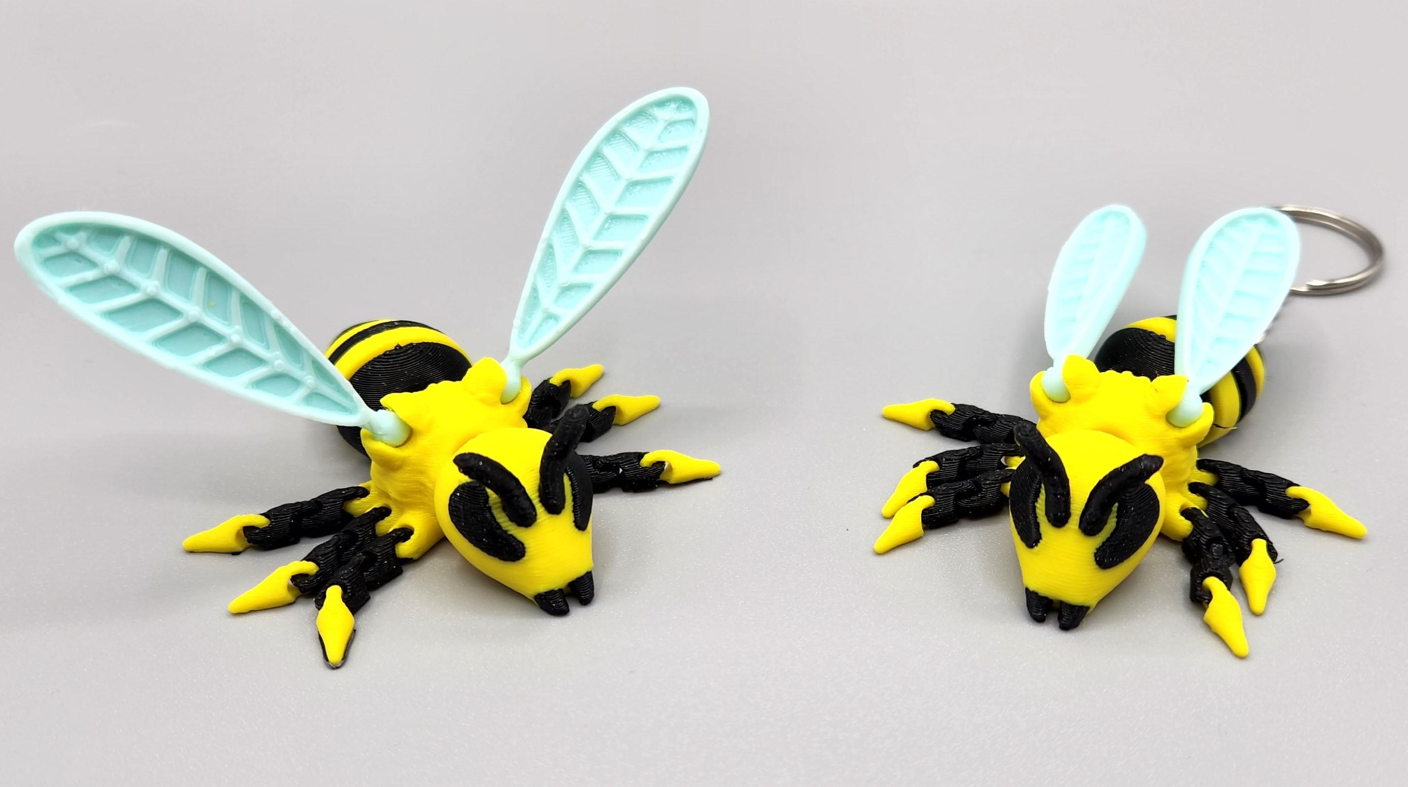 CUTE LUCKY FLEXY FREE BEE & KEYCHAIN VARIANT 3d model