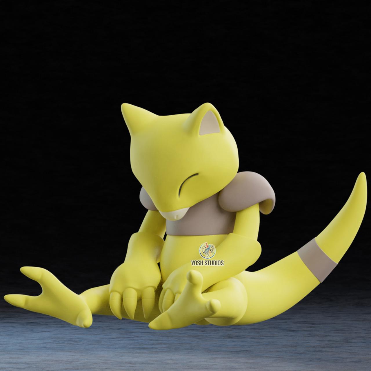 Life Sized Abra Pokemon 3D Printer File STL 3d model