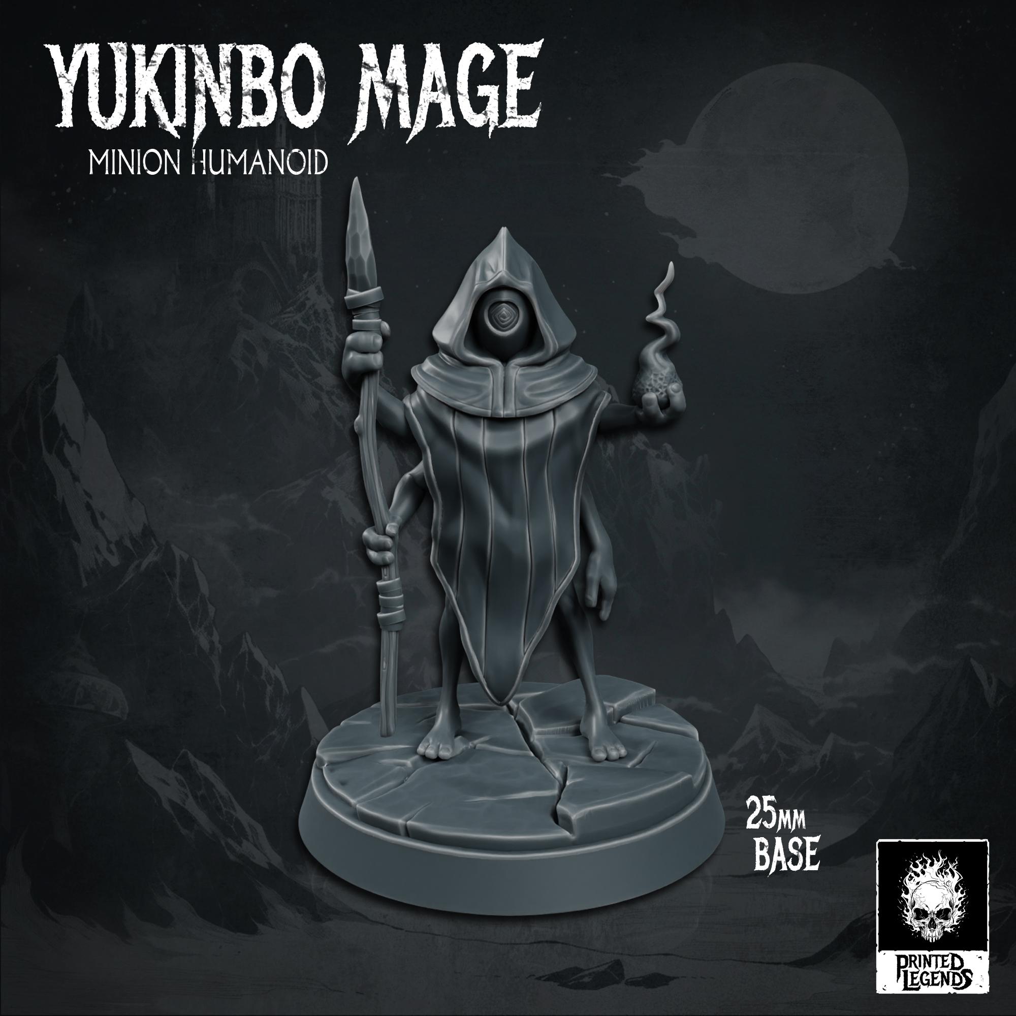 Yukinbo Mage x4 (25mm Bases) 3d model