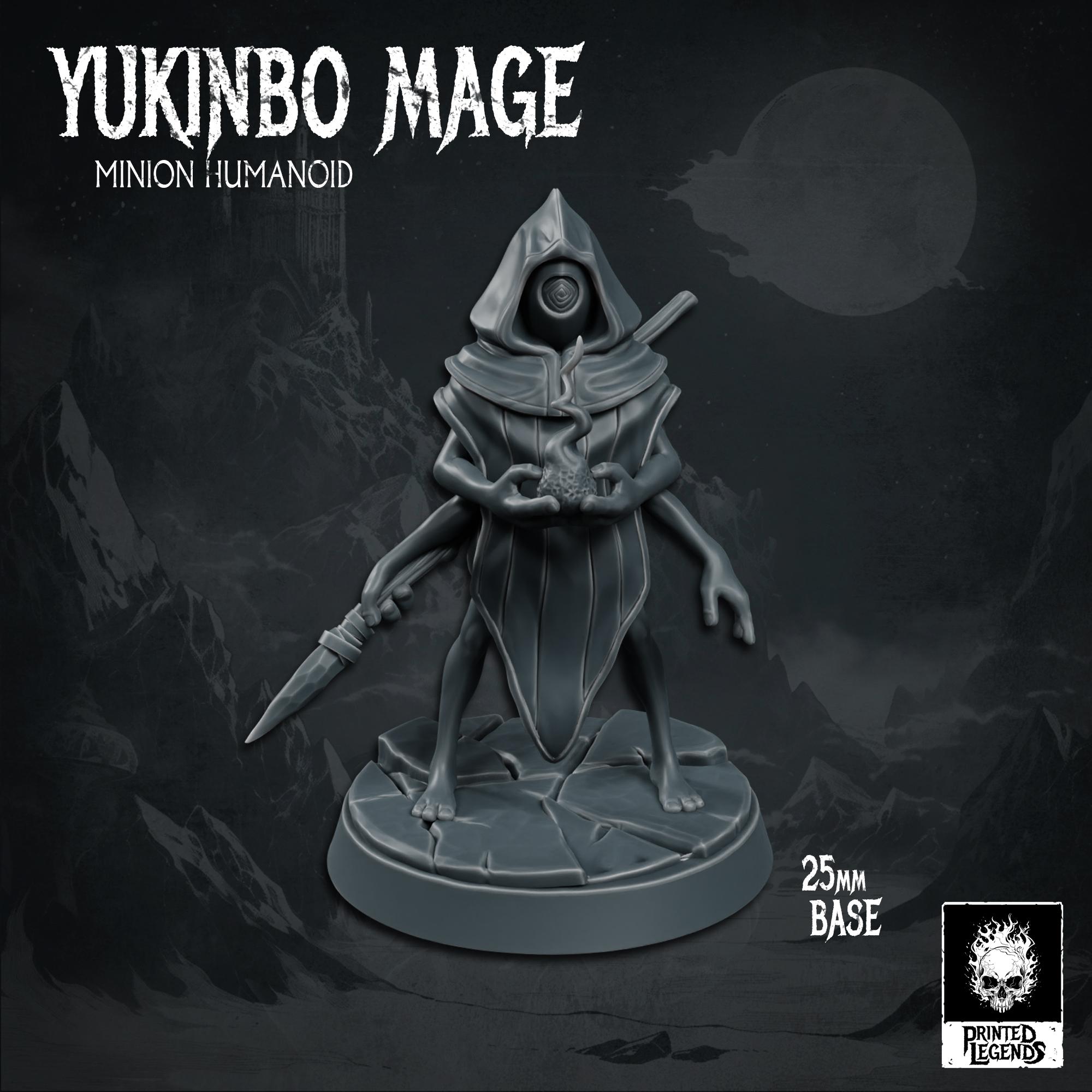 Yukinbo Mage x4 (25mm Bases) 3d model