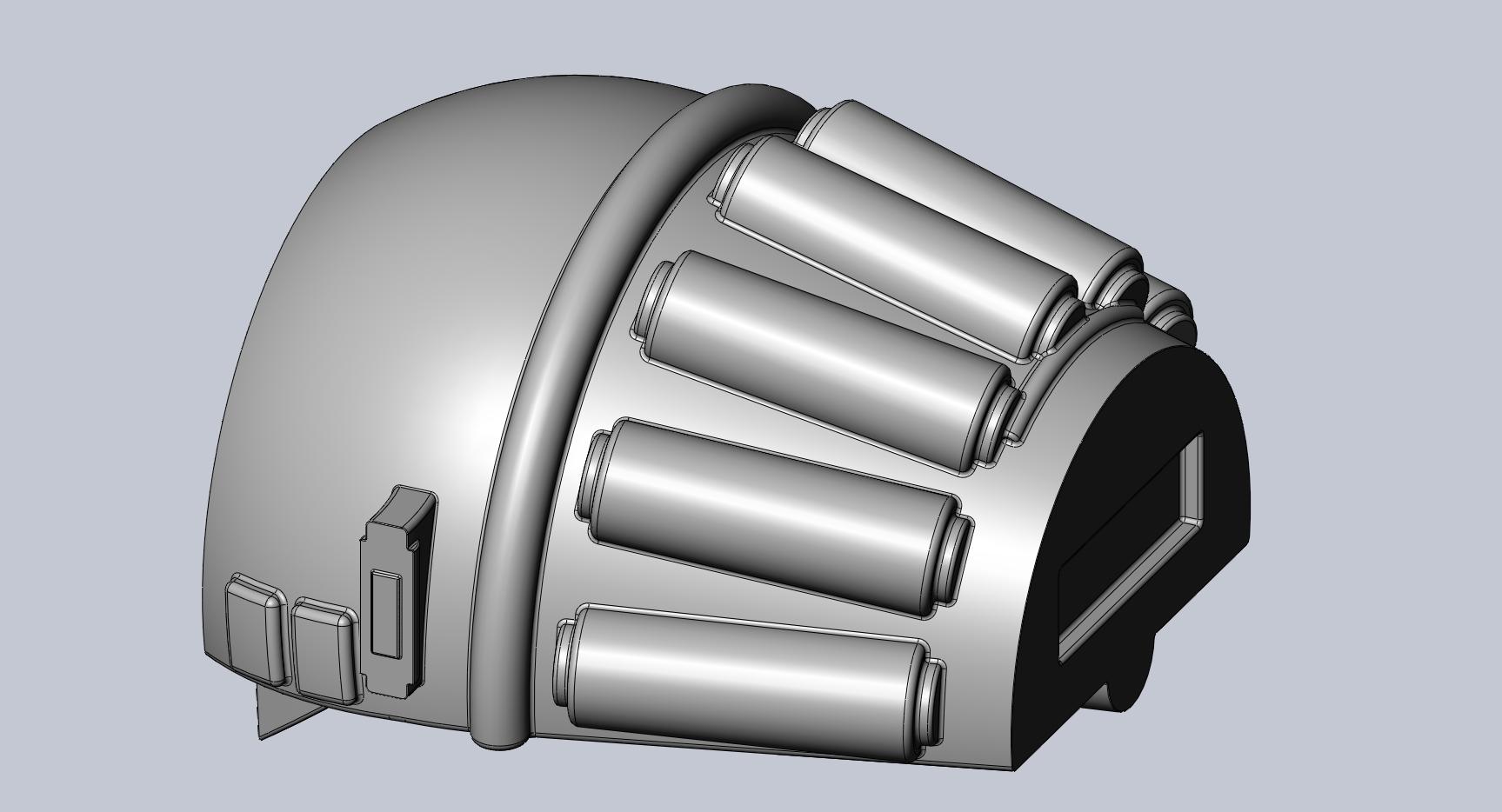 Predator 2 Netgun Printable Model 3d model