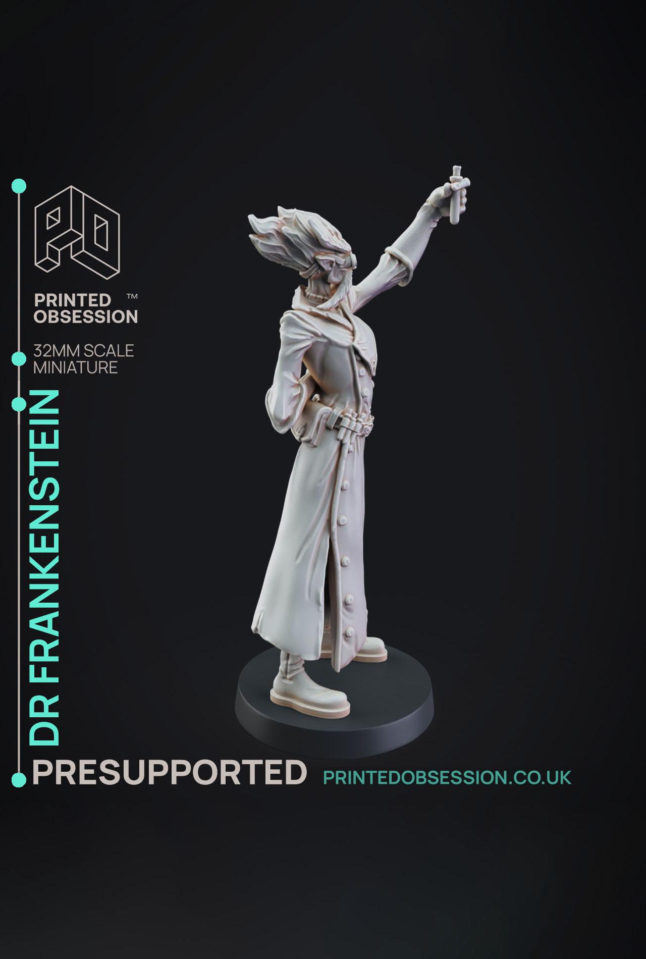 Dr Frankensteins - Dr Frankensteins Monster - PRESUPPORTED - Illustrated and Stats - 32mm scale			 3d model